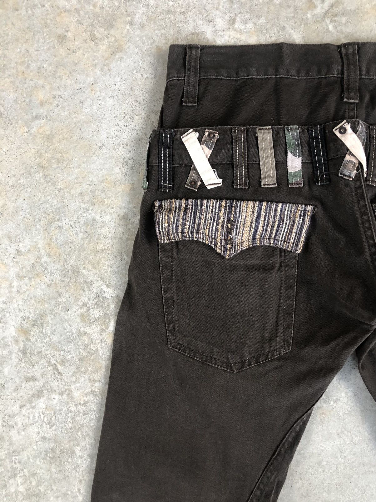 Japanese Brand Japanese Dominate Handcrafted Double Waist Jeans Size US 31 - 9 Thumbnail