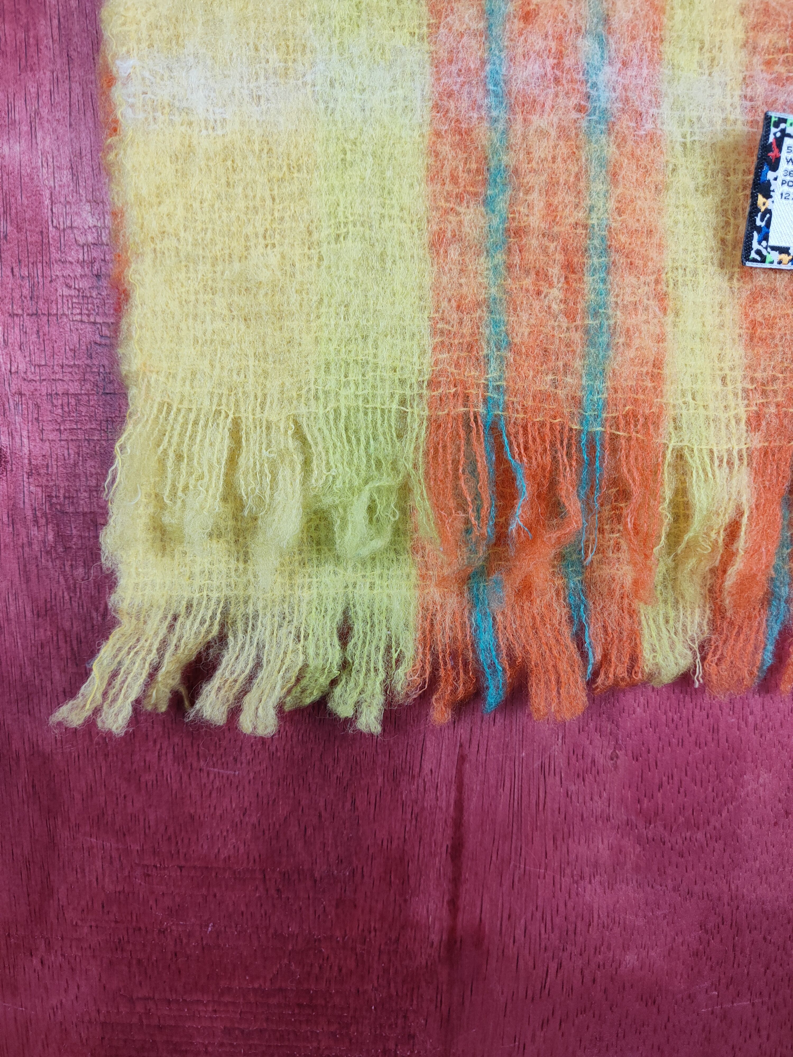 Japanese Brand × Vintage Japanese Brand mohair Muffler Scarves #M34 Size ONE SIZE - 4 Thumbnail