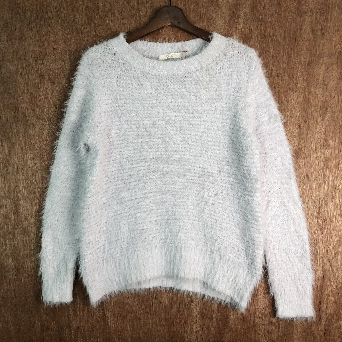 Homespun Knitwear Japanese Light Purple Soft Fur Shaggy Knitwear Size US M / EU 48-50 / 2 - 3 Thumbnail