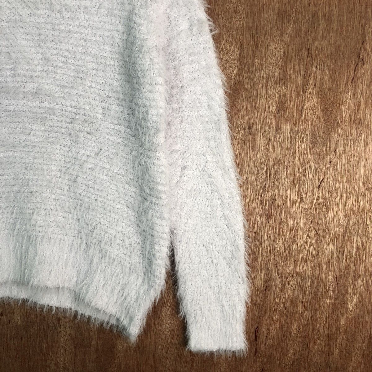 Homespun Knitwear Japanese Light Purple Soft Fur Shaggy Knitwear Size US M / EU 48-50 / 2 - 5 Thumbnail