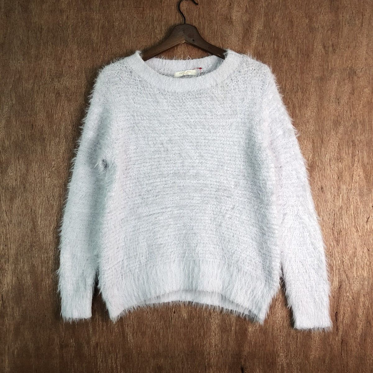 Homespun Knitwear Japanese Light Purple Soft Fur Shaggy Knitwear Size US M / EU 48-50 / 2 - 1 Thumbnail