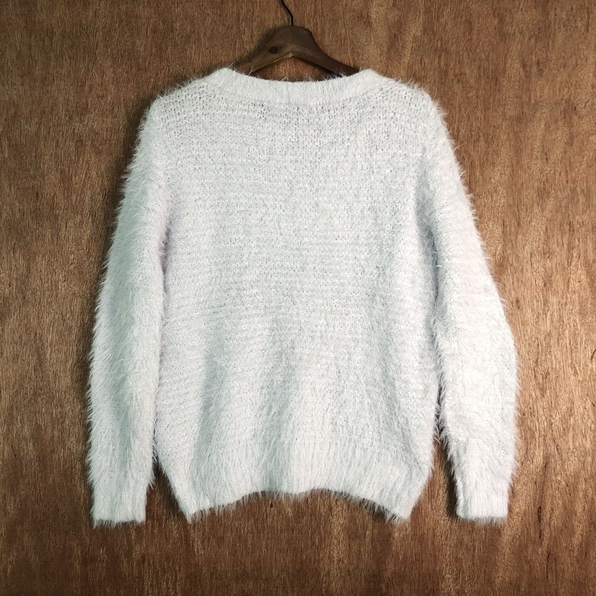Homespun Knitwear Japanese Light Purple Soft Fur Shaggy Knitwear Size US M / EU 48-50 / 2 - 11 Thumbnail