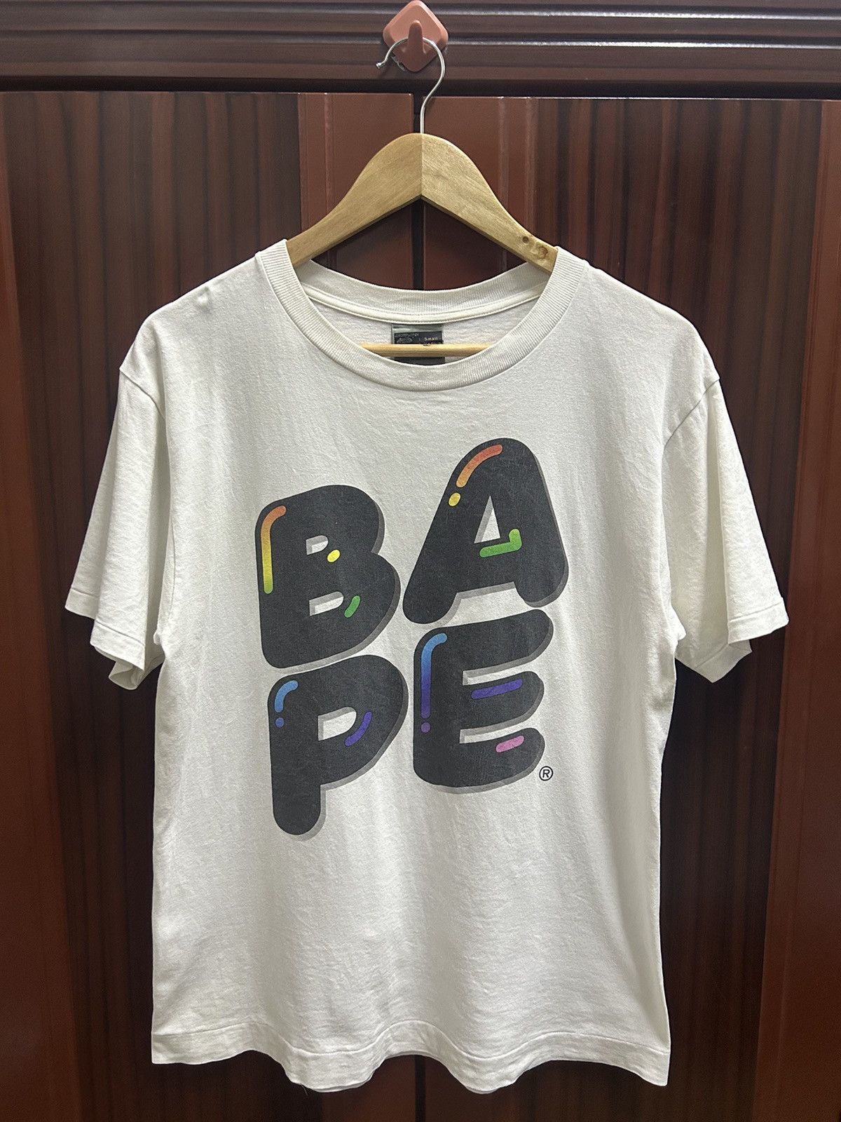 Bape Og Circa 2000 BAPE Spell Out Ape Shall Never Kill Ape Size US M / EU 48-50 / 2 - 1 Thumbnail