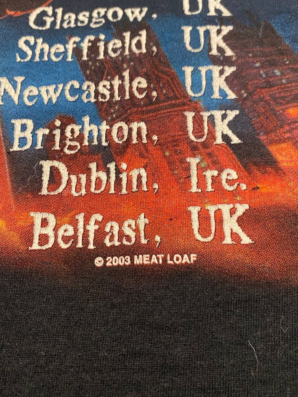Band Tees Vintage Meat Loaf Bat Out of Hell T-Shirt Tour 2003 Band Size US L / EU 52-54 / 3 - 3 Thumbnail