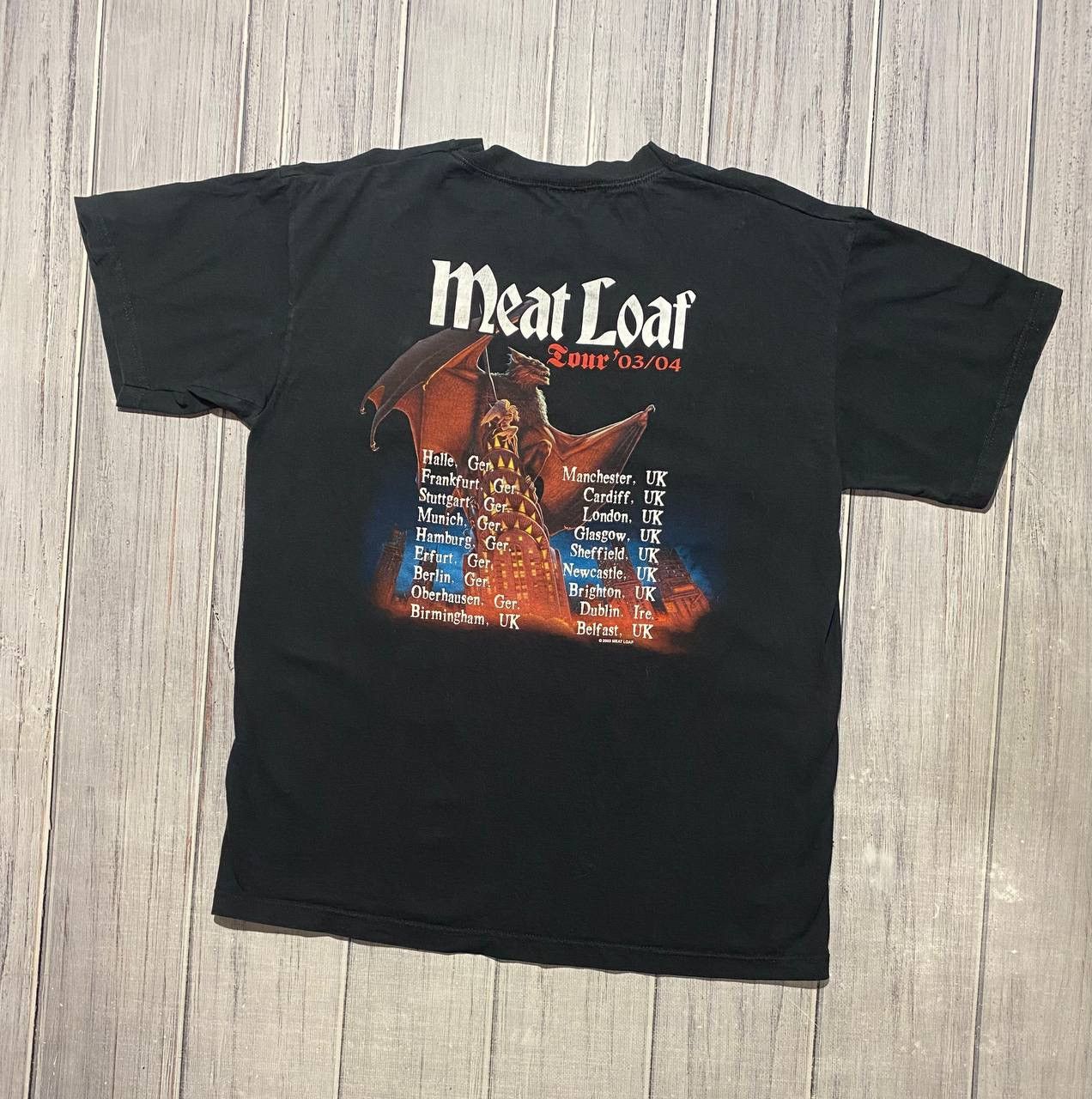 Band Tees Vintage Meat Loaf Bat Out of Hell T-Shirt Tour 2003 Band Size US L / EU 52-54 / 3 - 2 Thumbnail