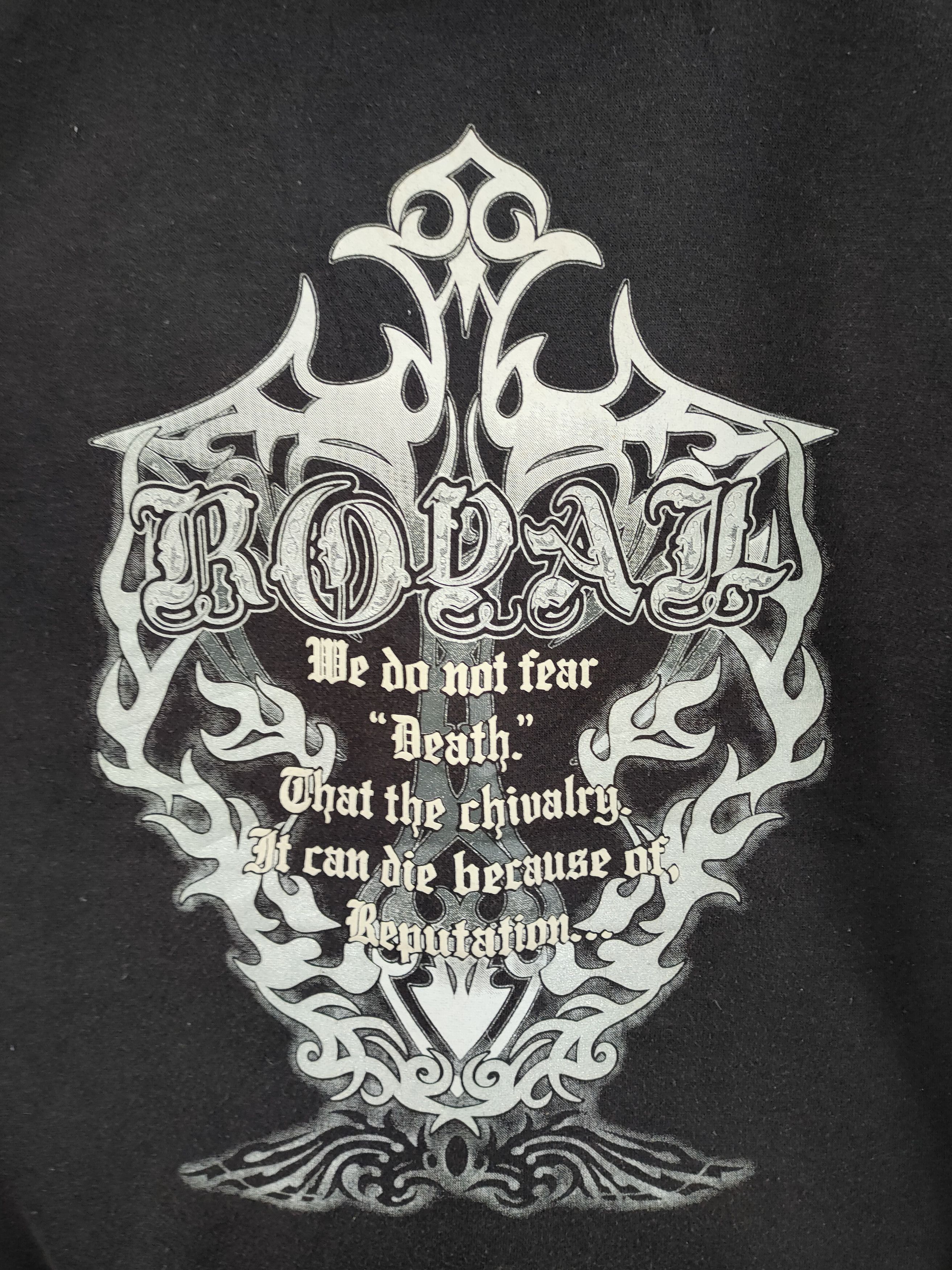 Japanese Brand ROYAL FADED BLACK/STAIN SWEATSHIRT HOODIES Size US M / EU 48-50 / 2 - 10 Thumbnail