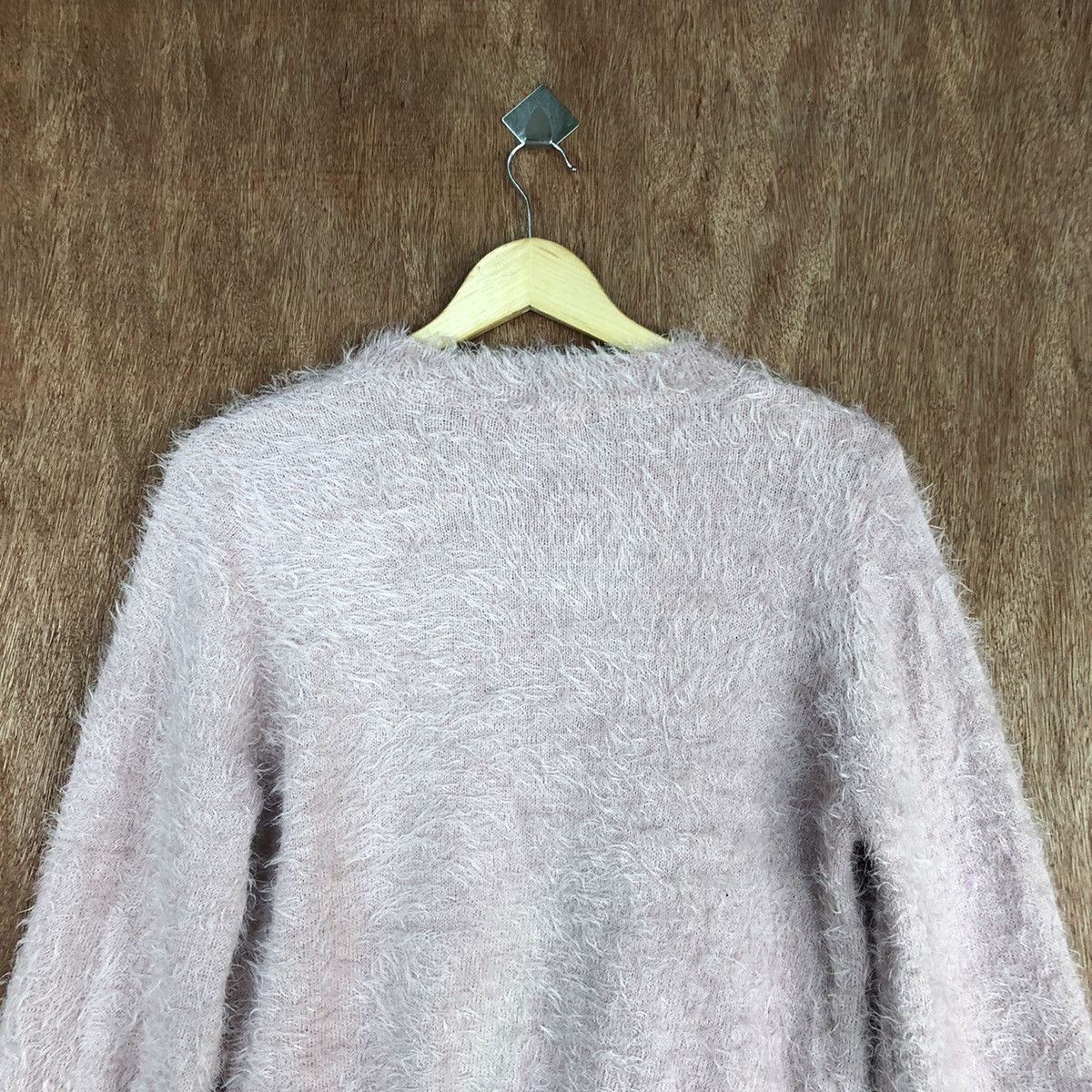 Homespun Knitwear × Japanese Brand Earth Music & Ecology Mohair Knitwear #0449 Size US M / EU 48-50 / 2 - 11 Thumbnail