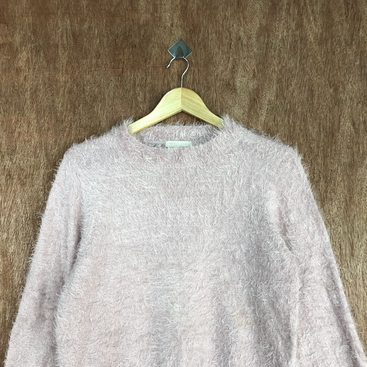 Homespun Knitwear × Japanese Brand Earth Music & Ecology Mohair Knitwear #0449 Size US M / EU 48-50 / 2 - 9 Thumbnail