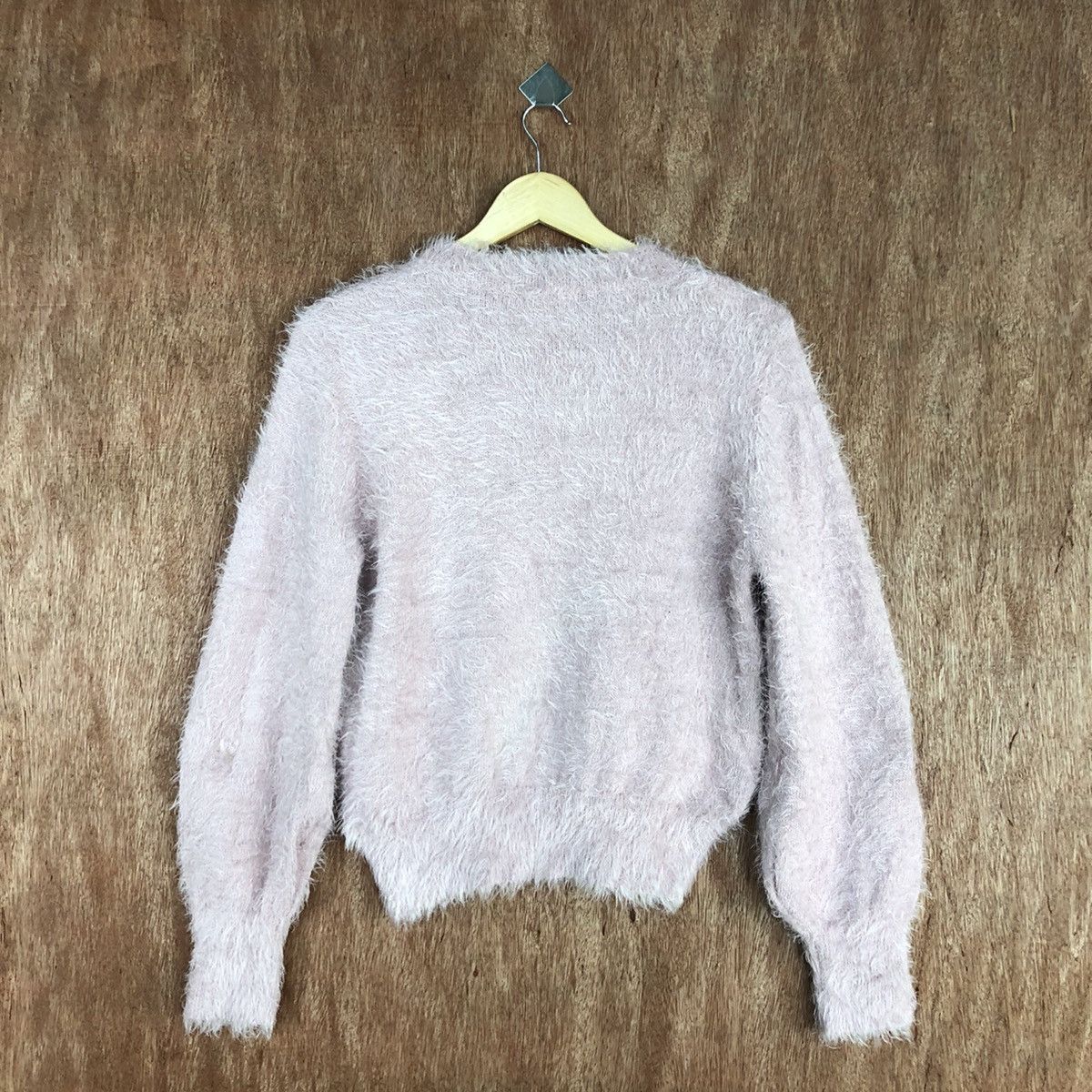 Homespun Knitwear × Japanese Brand Earth Music & Ecology Mohair Knitwear #0449 Size US M / EU 48-50 / 2 - 12 Thumbnail