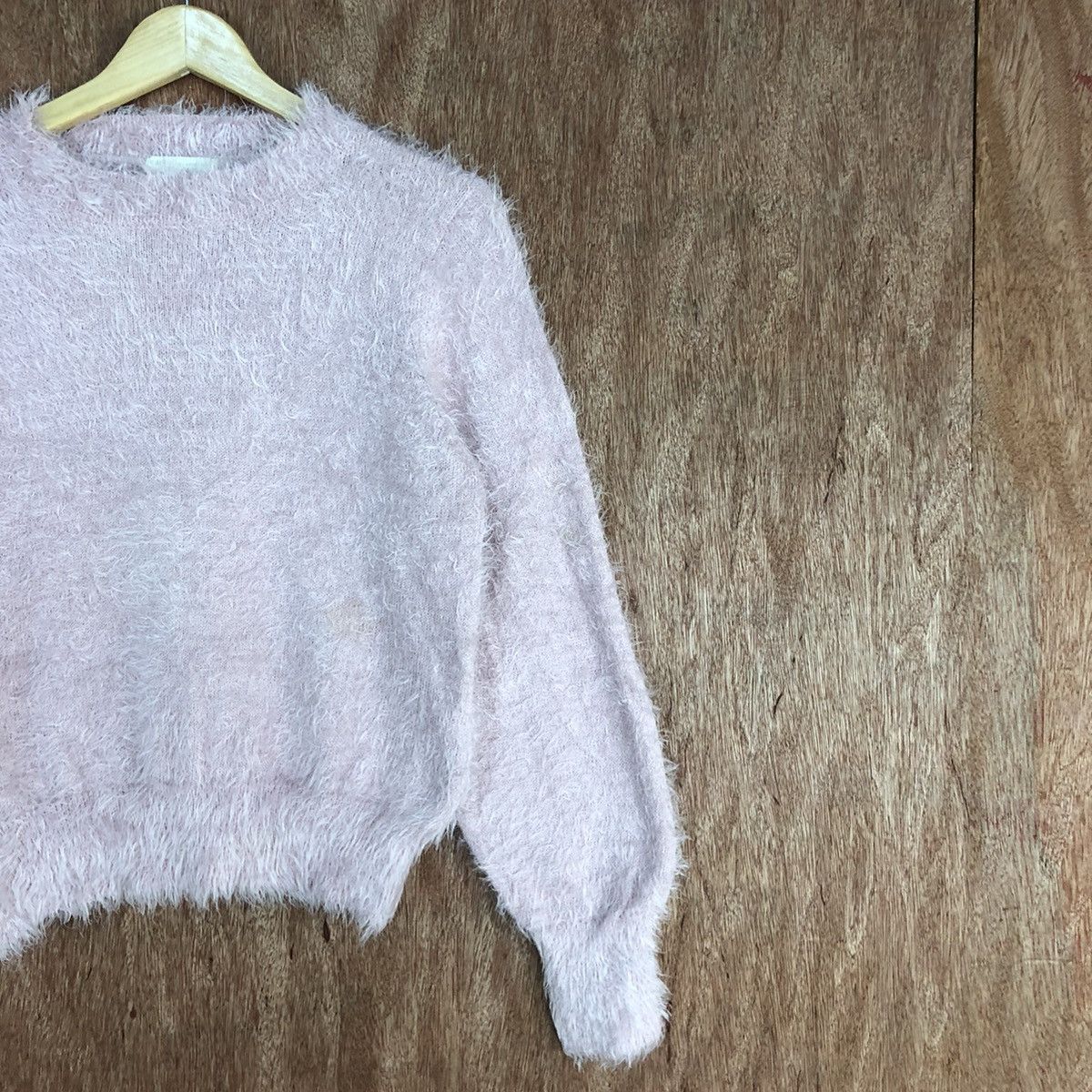 Homespun Knitwear × Japanese Brand Earth Music & Ecology Mohair Knitwear #0449 Size US M / EU 48-50 / 2 - 5 Thumbnail