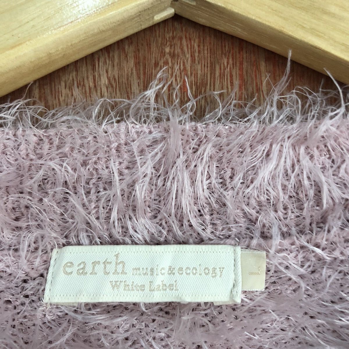 Homespun Knitwear × Japanese Brand Earth Music & Ecology Mohair Knitwear #0449 Size US M / EU 48-50 / 2 - 10 Thumbnail