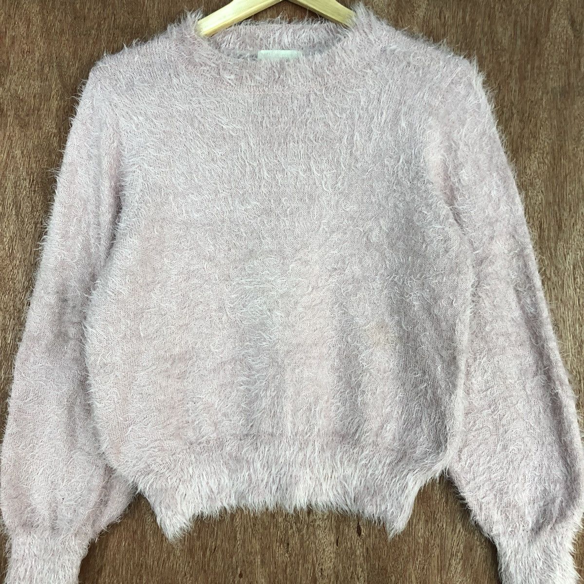 Homespun Knitwear × Japanese Brand Earth Music & Ecology Mohair Knitwear #0449 Size US M / EU 48-50 / 2 - 8 Thumbnail