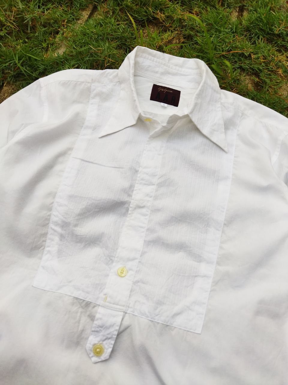Yohji Yamamoto Vintage Yohji Yamamoto A.A.R Durban Half Button Shirt Size US M / EU 48-50 / 2 - 5 Thumbnail