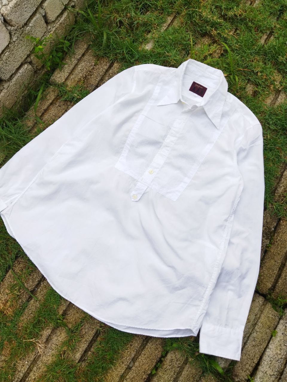 Yohji Yamamoto Vintage Yohji Yamamoto A.A.R Durban Half Button Shirt Size US M / EU 48-50 / 2 - 3 Thumbnail