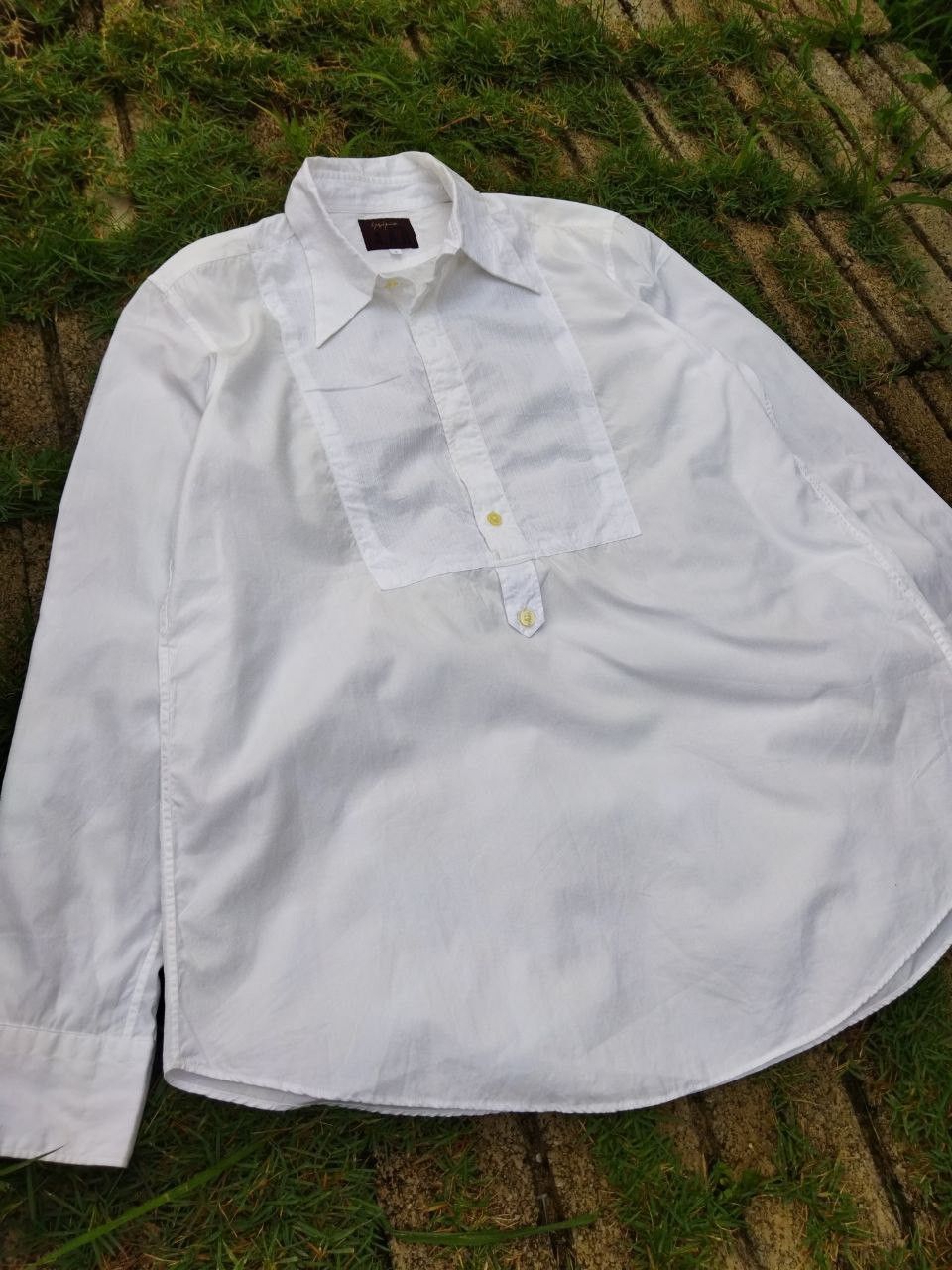 Yohji Yamamoto Vintage Yohji Yamamoto A.A.R Durban Half Button Shirt Size US M / EU 48-50 / 2 - 4 Thumbnail