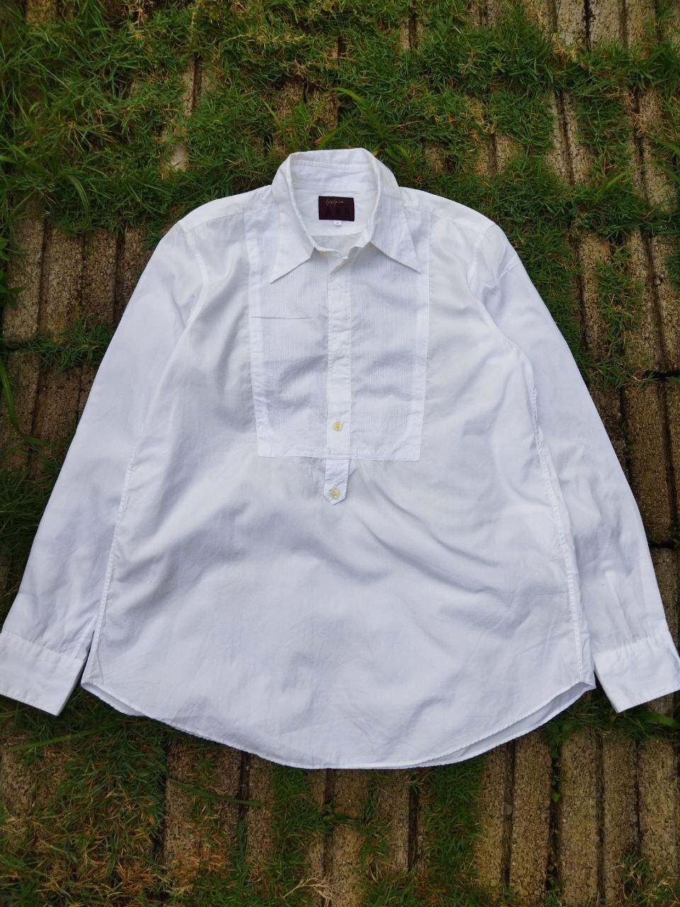 Yohji Yamamoto Vintage Yohji Yamamoto A.A.R Durban Half Button Shirt Size US M / EU 48-50 / 2 - 1 Thumbnail