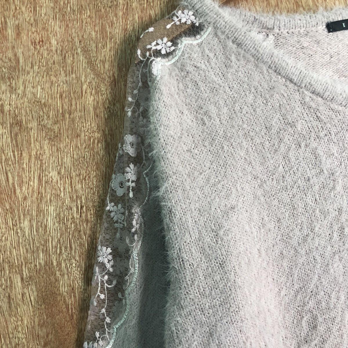 Homespun Knitwear × Japanese Brand Ingni Purple Mohair Shag Shaggy Knitwear Size US L / EU 52-54 / 3 - 9 Thumbnail