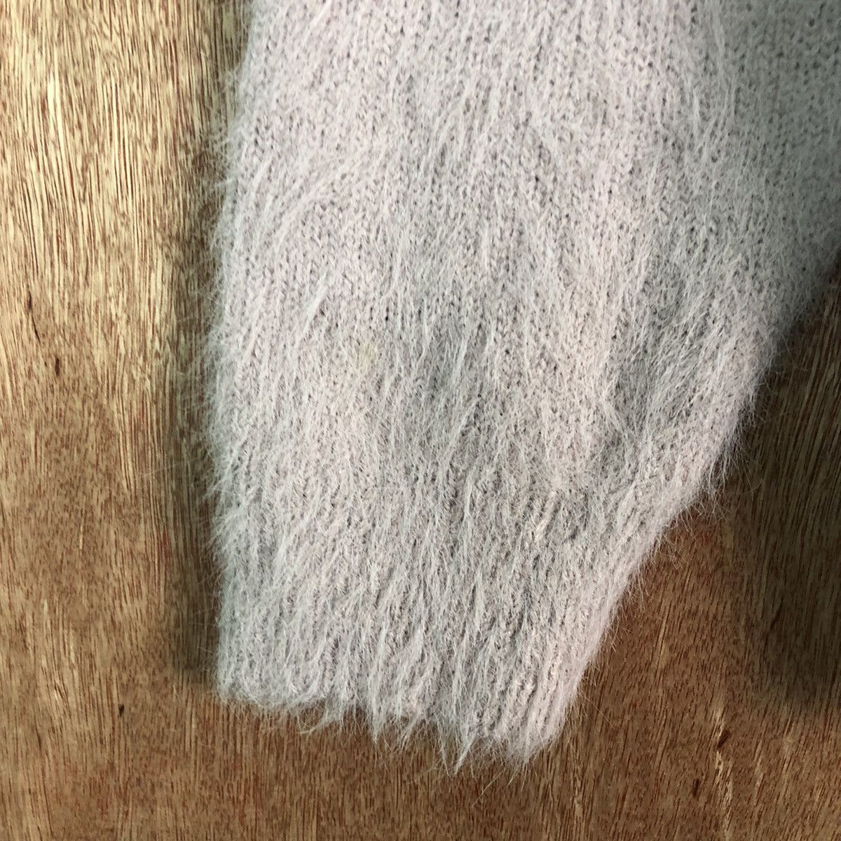 Homespun Knitwear × Japanese Brand Ingni Purple Mohair Shag Shaggy Knitwear Size US L / EU 52-54 / 3 - 6 Thumbnail