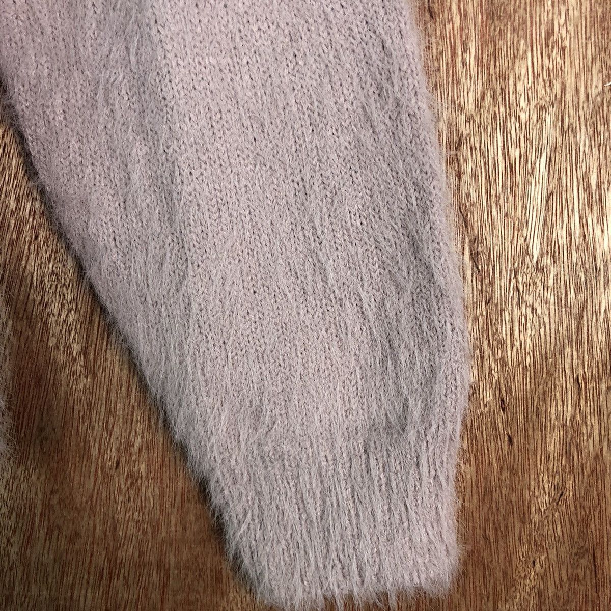 Homespun Knitwear × Japanese Brand Ingni Purple Mohair Shag Shaggy Knitwear Size US L / EU 52-54 / 3 - 4 Thumbnail