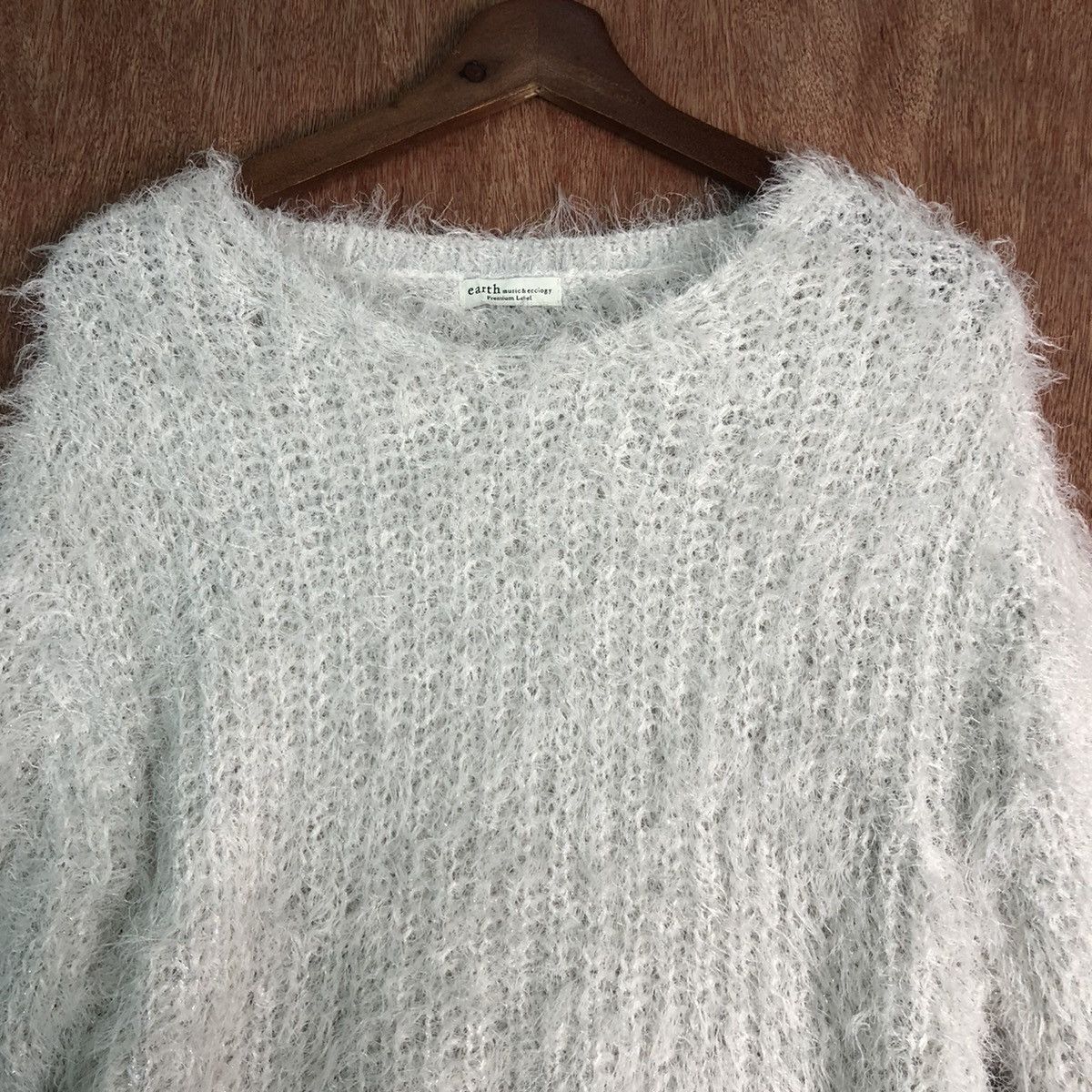 Japanese Brand JAPANESE BRAND WHITE MOHAIR KNITWEAR Size US M / EU 48-50 / 2 - 8 Thumbnail