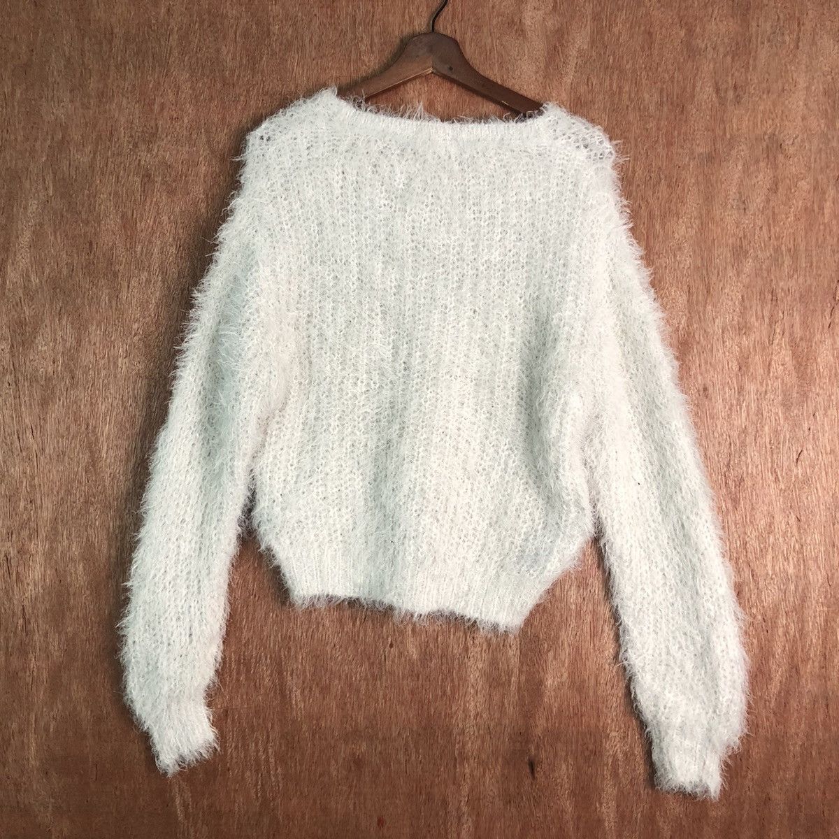 Japanese Brand JAPANESE BRAND WHITE MOHAIR KNITWEAR Size US M / EU 48-50 / 2 - 10 Thumbnail