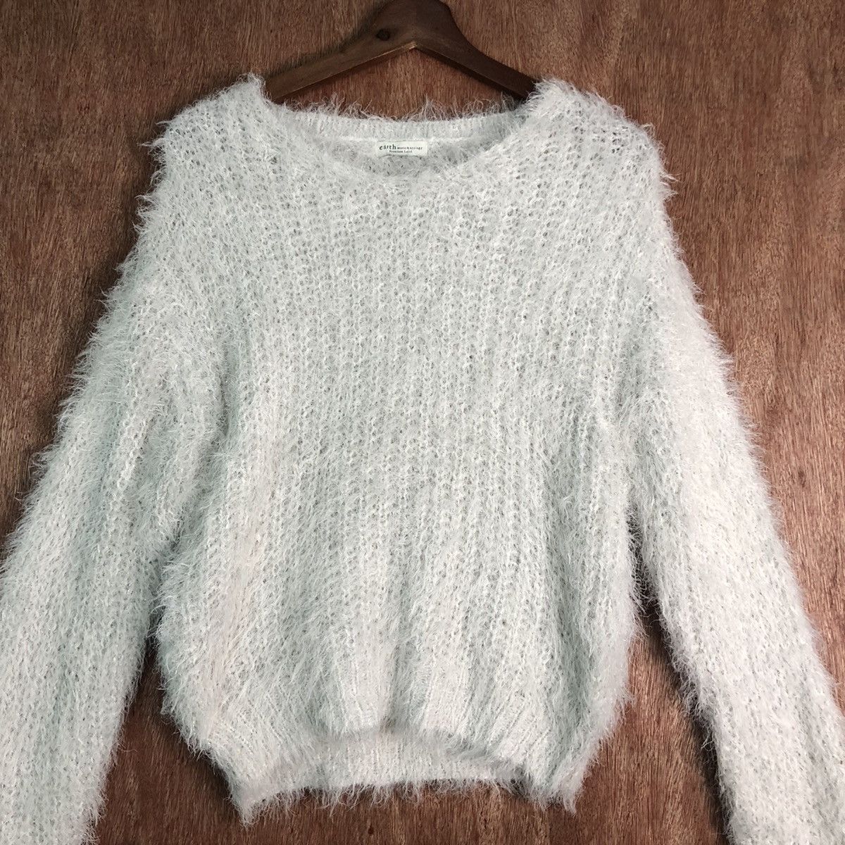 Japanese Brand JAPANESE BRAND WHITE MOHAIR KNITWEAR Size US M / EU 48-50 / 2 - 3 Thumbnail