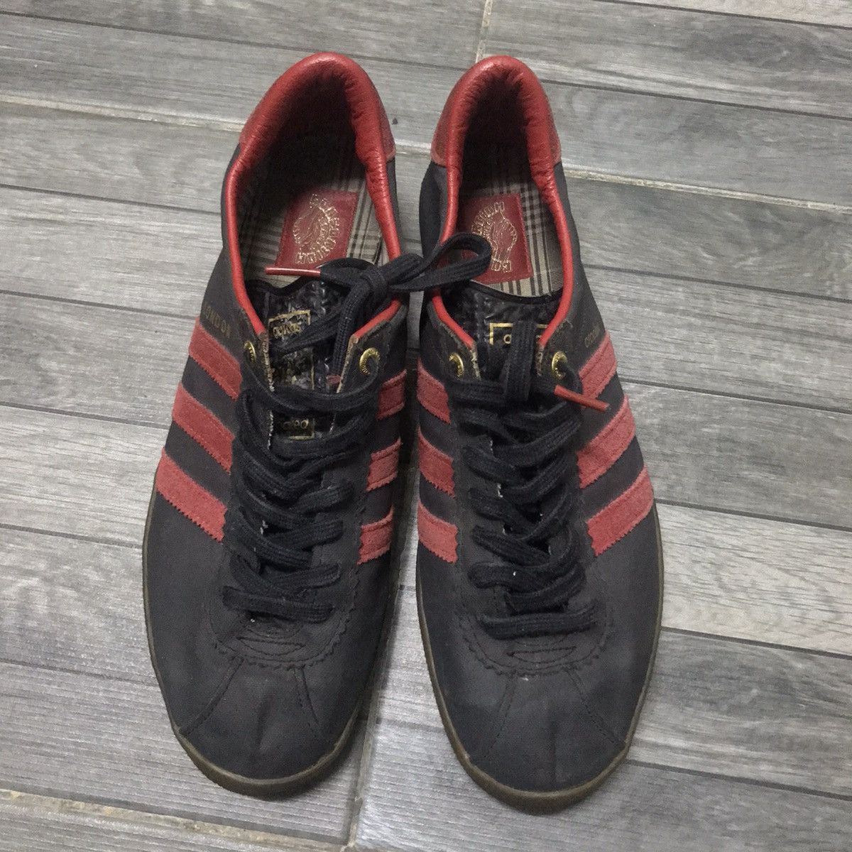 Adidas Vintage SUPER RARE ADIDAS LONDON CROOKED TONGUE CONSORTIUM SERIES Grailed