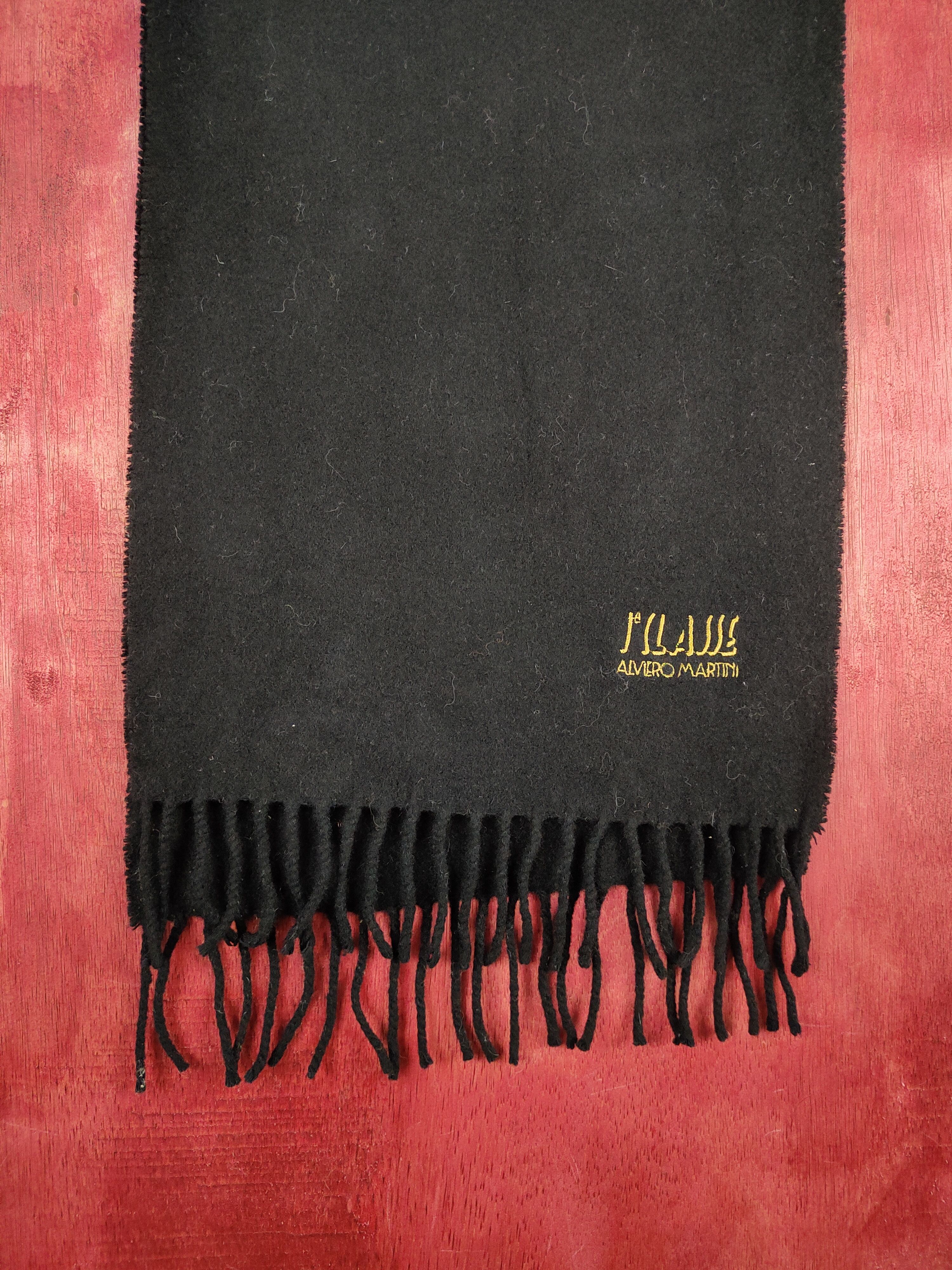 Alviero Martini × Vintage Alviero Martini (1a Classe) Lana Wool Muffler Scarves #M36 Size ONE SIZE - 3 Thumbnail