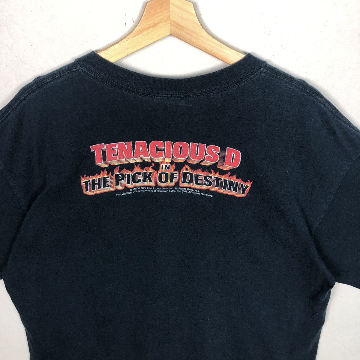 Band Tees × Vintage Vtg Y2K Tenacious D In The Pick Of Destiny Heavy Metal Tee Size US XL / EU 56 / 4 - 4 Thumbnail