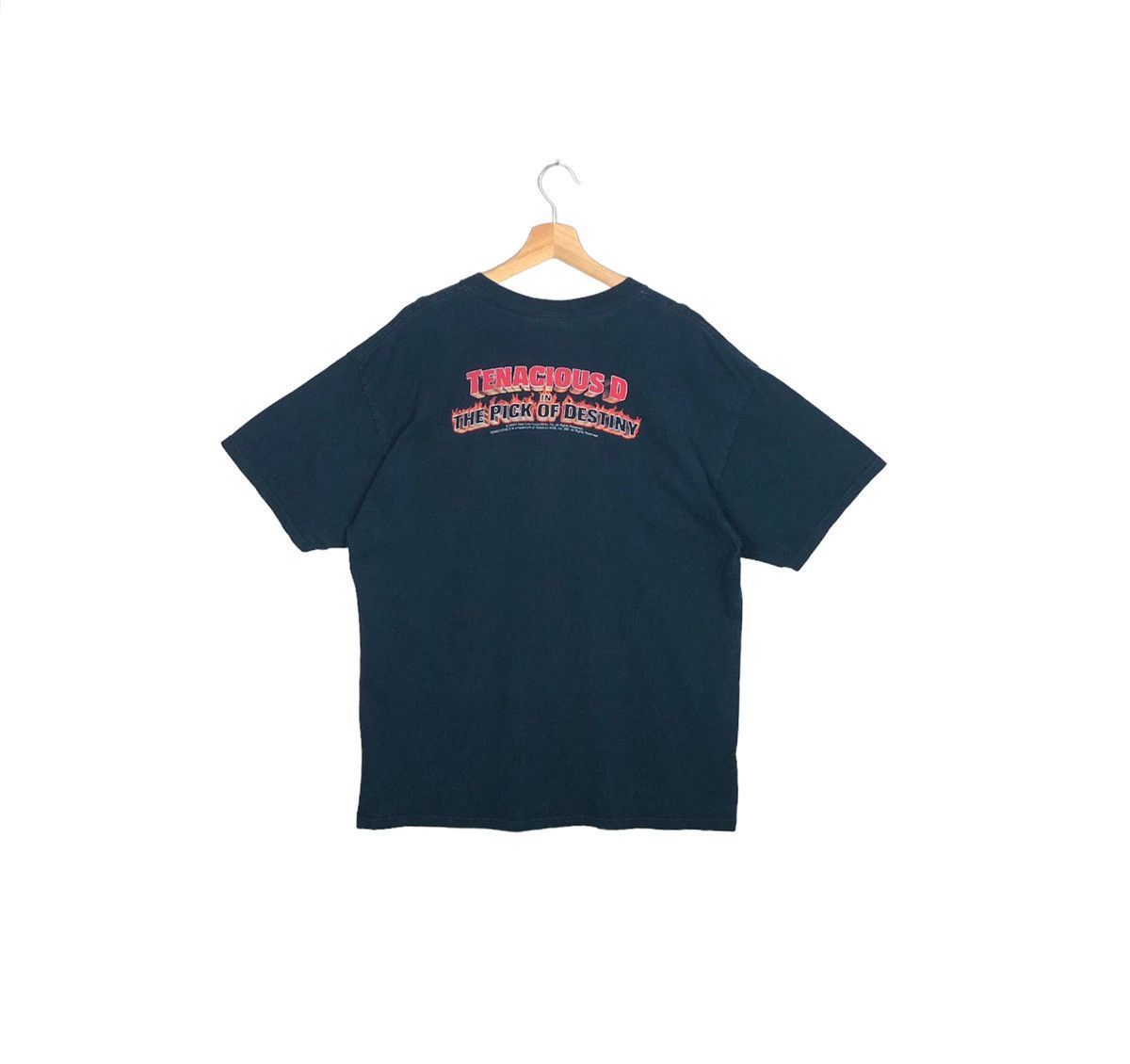 Band Tees × Vintage Vtg Y2K Tenacious D In The Pick Of Destiny Heavy Metal Tee Size US XL / EU 56 / 4 - 2 Thumbnail