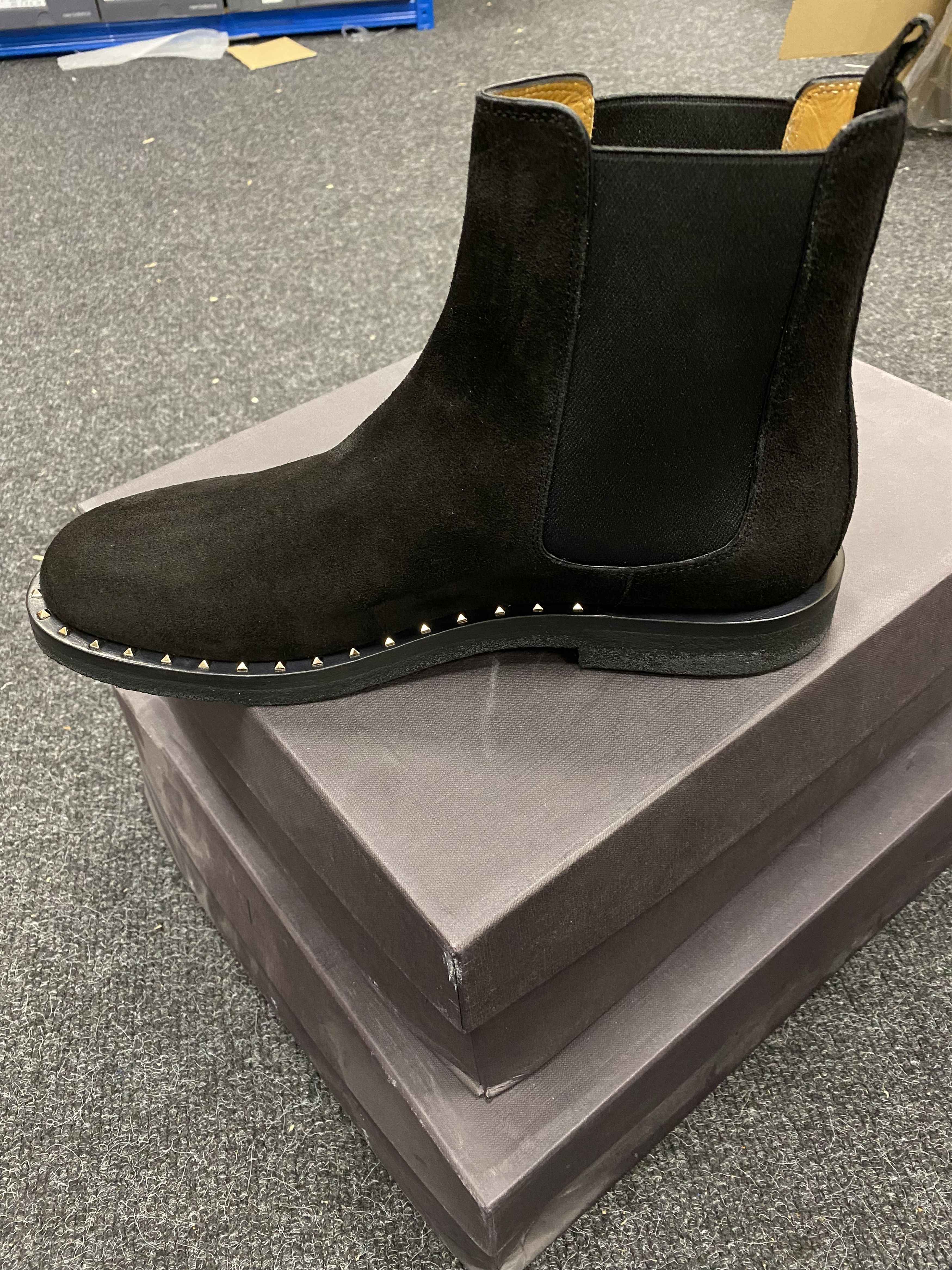 VALENTINO STUD SOLE CHELSEA BOOT SIZE 43
