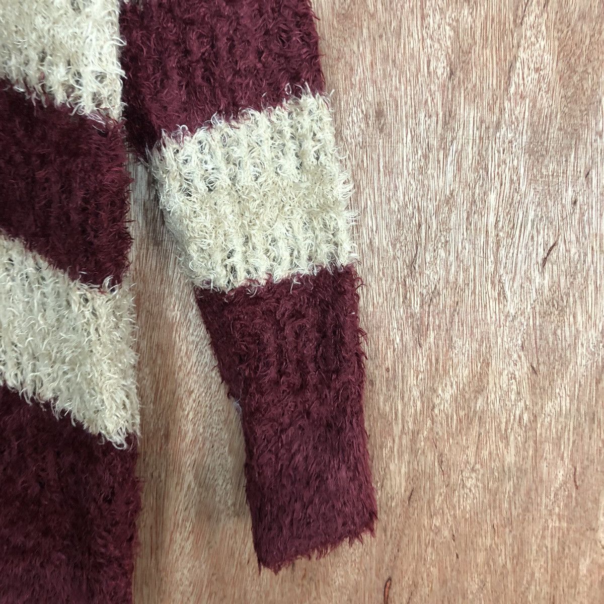 Japanese Brand Ingni Mohair Stripe Knitwear Sweater #0467 Size US M / EU 48-50 / 2 - 4 Thumbnail