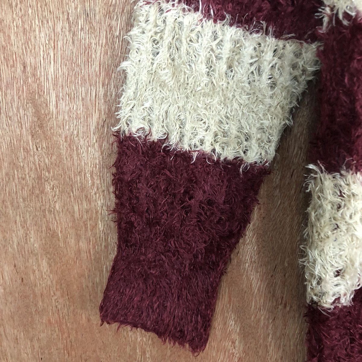 Japanese Brand Ingni Mohair Stripe Knitwear Sweater #0467 Size US M / EU 48-50 / 2 - 6 Thumbnail