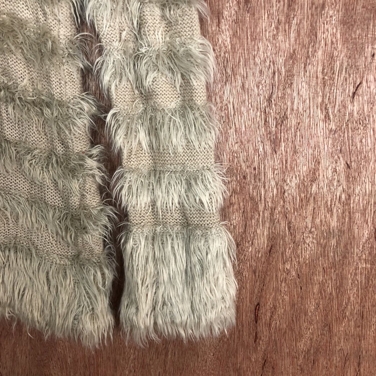 Japanese Brand Japan Brown Stripe Mohair Knitwear Kurt Cobain style #0465 Size US S / EU 44-46 / 1 - 4 Thumbnail