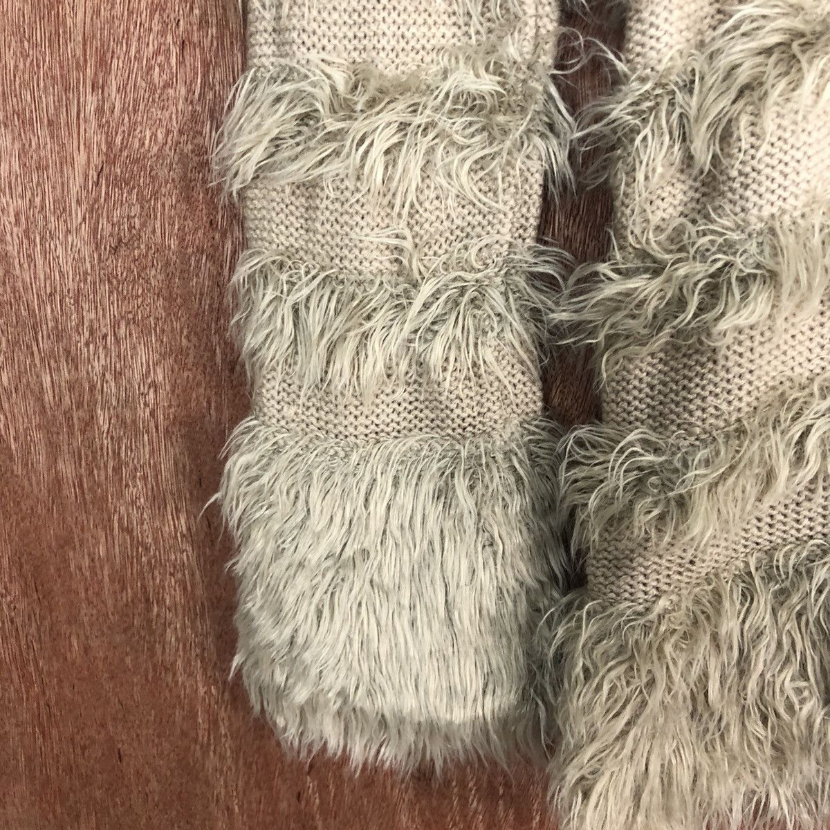 Japanese Brand Japan Brown Stripe Mohair Knitwear Kurt Cobain style #0465 Size US S / EU 44-46 / 1 - 6 Thumbnail