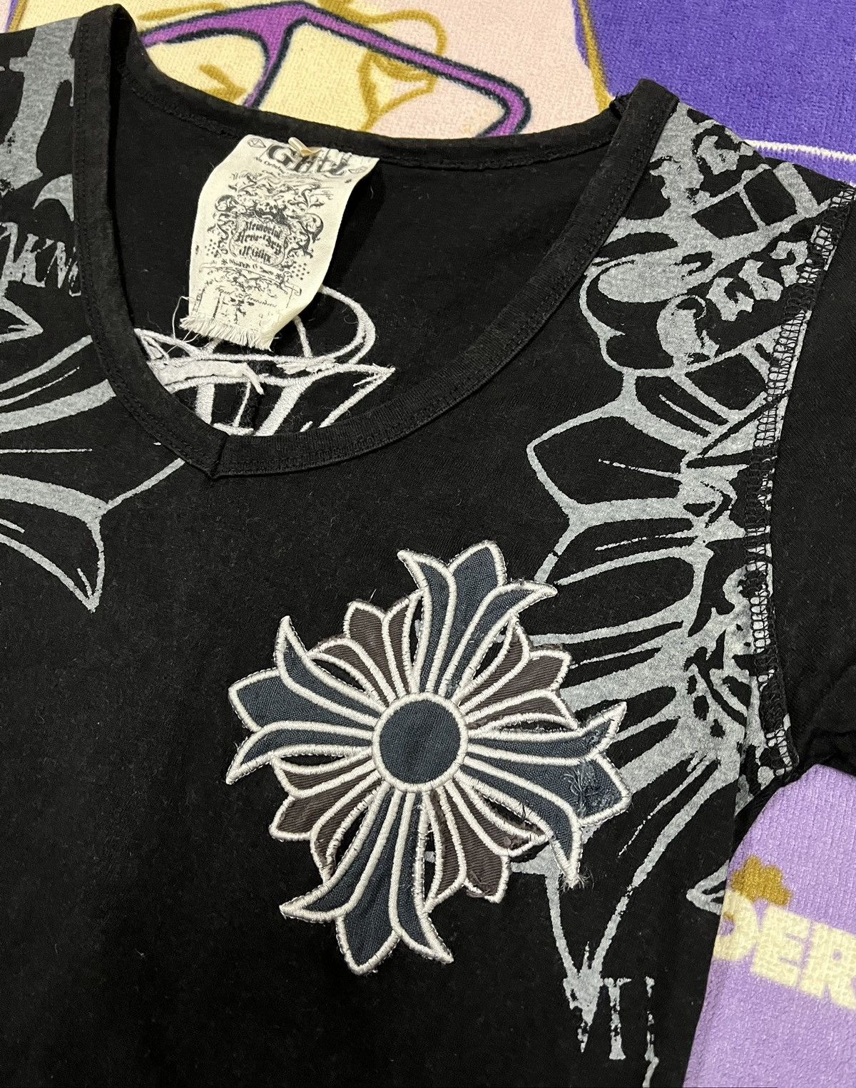 Japanese Brand GLITZ Like Punk Design Shirt x Rare Design Size S / US 4 / IT 40 - 5 Thumbnail