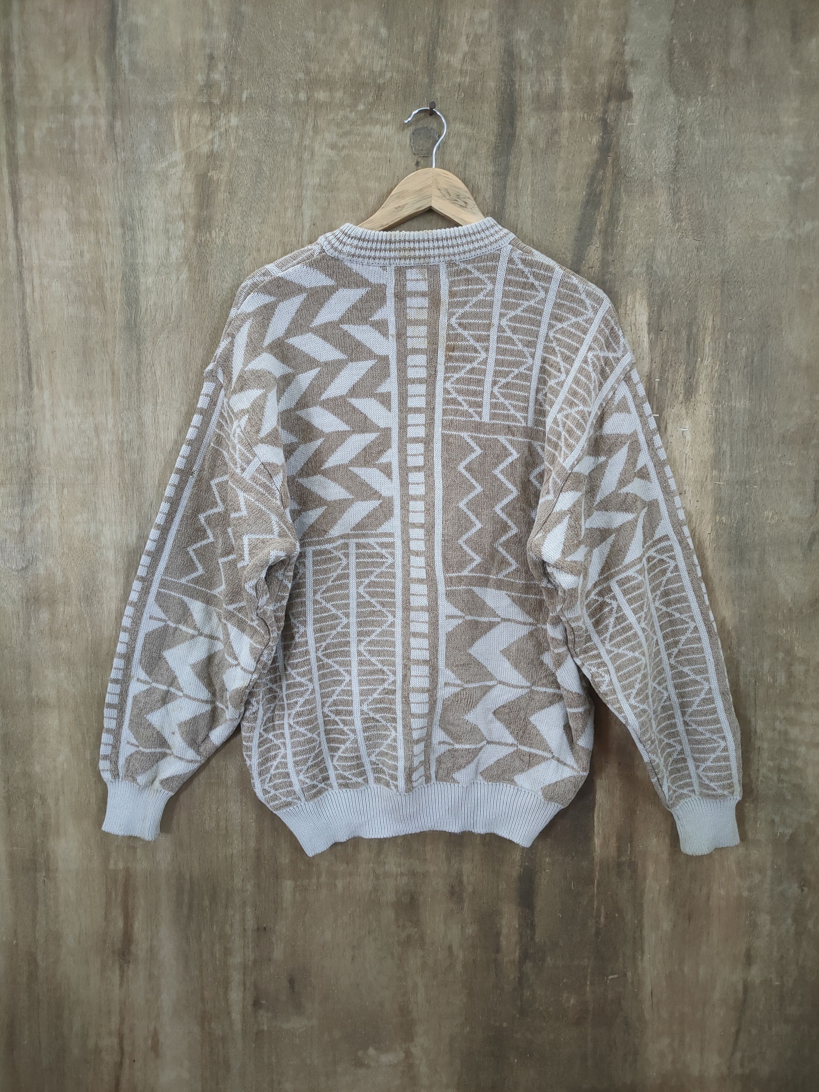 Aran Isles Knitwear VINTAGE SOLE D' ORO BROWN FADED KNITWEAR Size US L / EU 52-54 / 3 - 6 Thumbnail