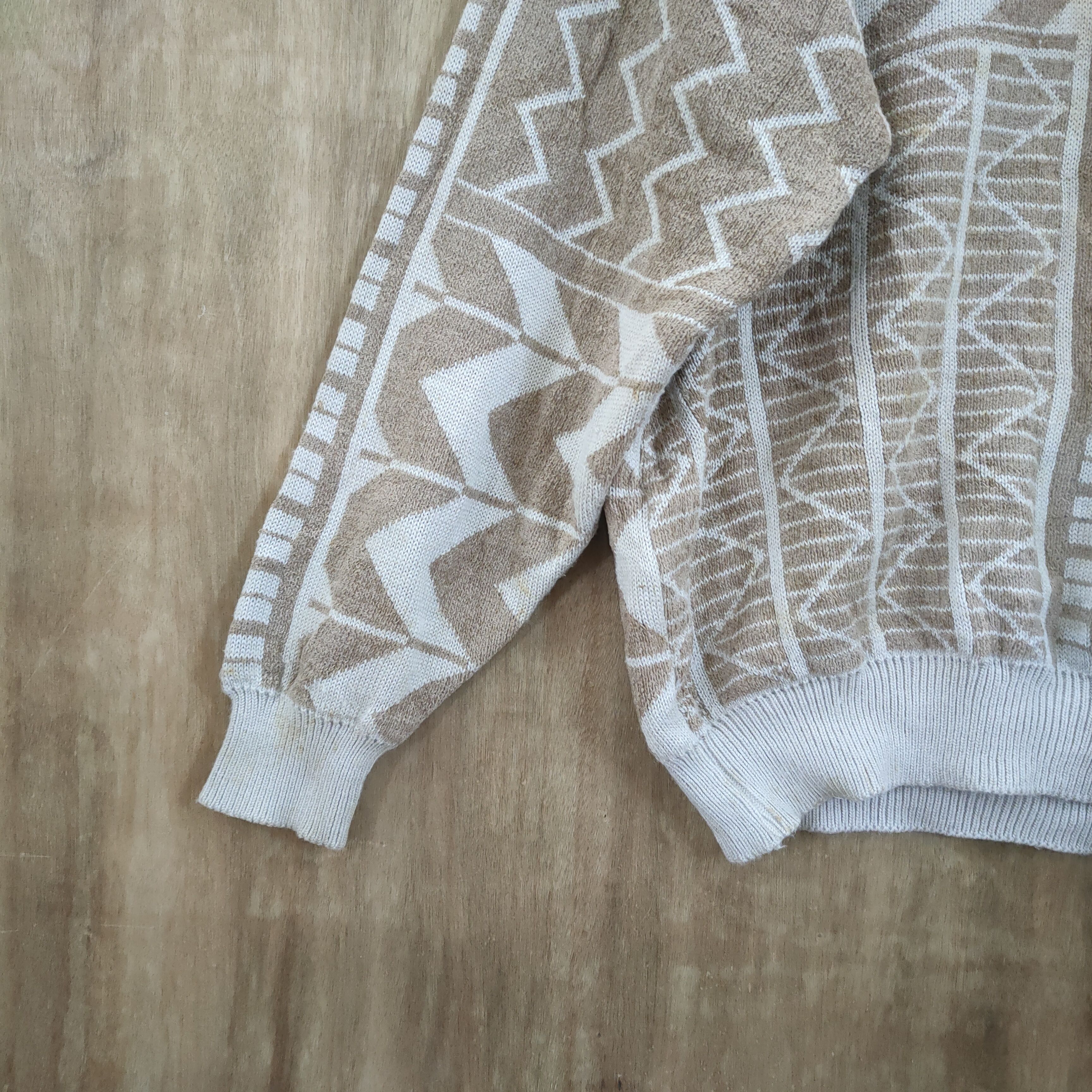 Aran Isles Knitwear VINTAGE SOLE D' ORO BROWN FADED KNITWEAR Size US L / EU 52-54 / 3 - 5 Thumbnail