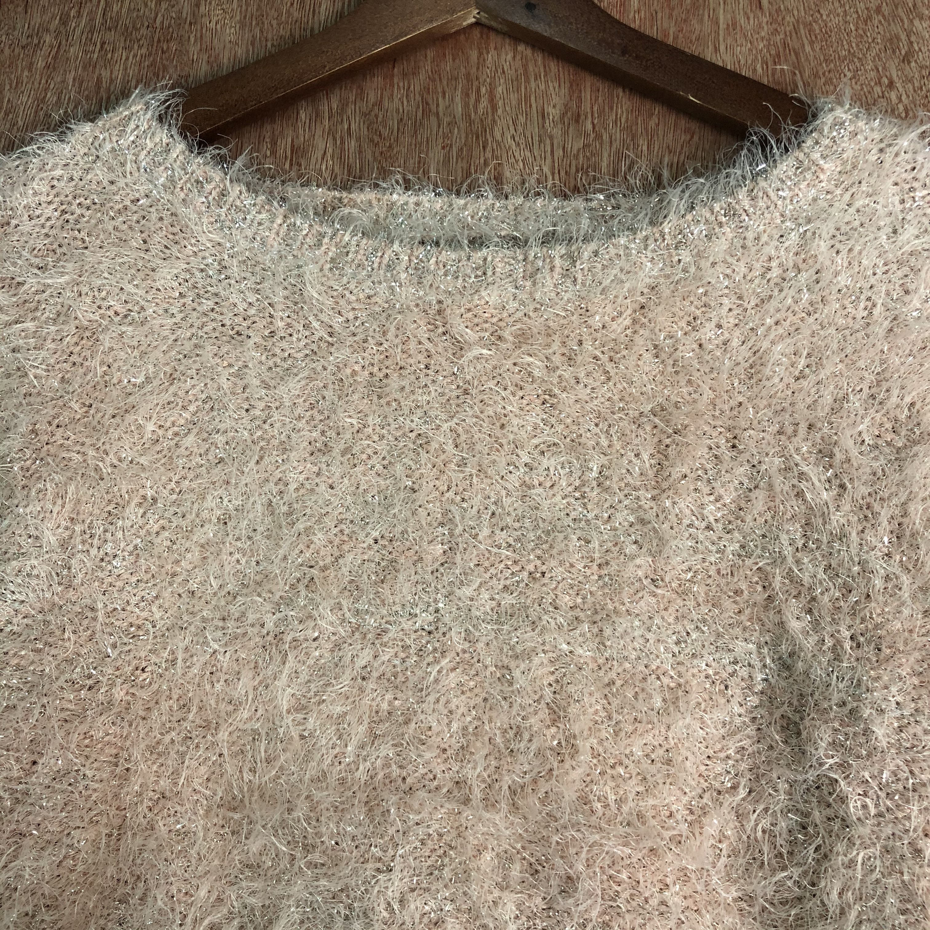 Homespun Knitwear Laguna Moon Peach Mohair Shag Shaggy Knitwear Size US L / EU 52-54 / 3 - 8 Thumbnail