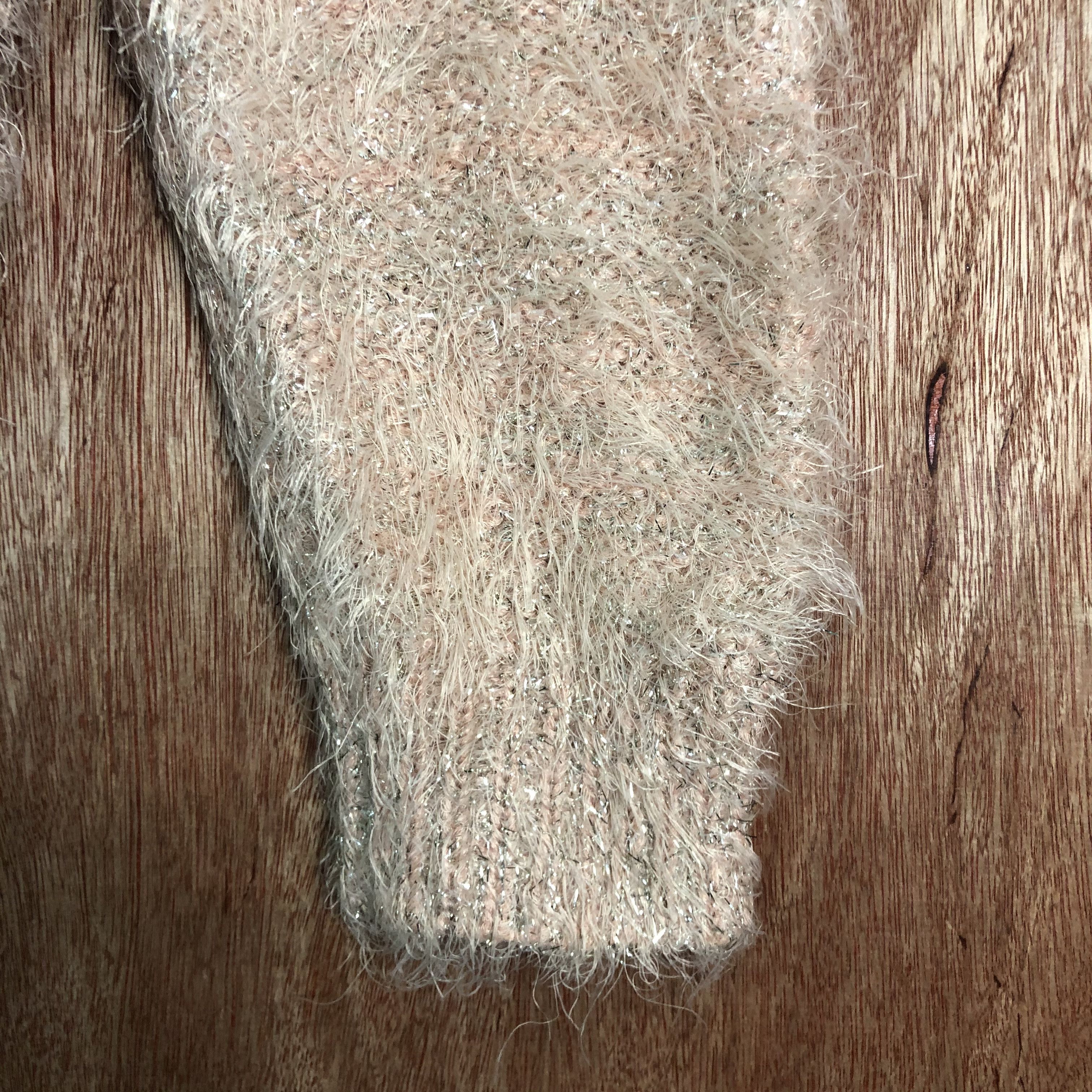 Homespun Knitwear Laguna Moon Peach Mohair Shag Shaggy Knitwear Size US L / EU 52-54 / 3 - 3 Thumbnail