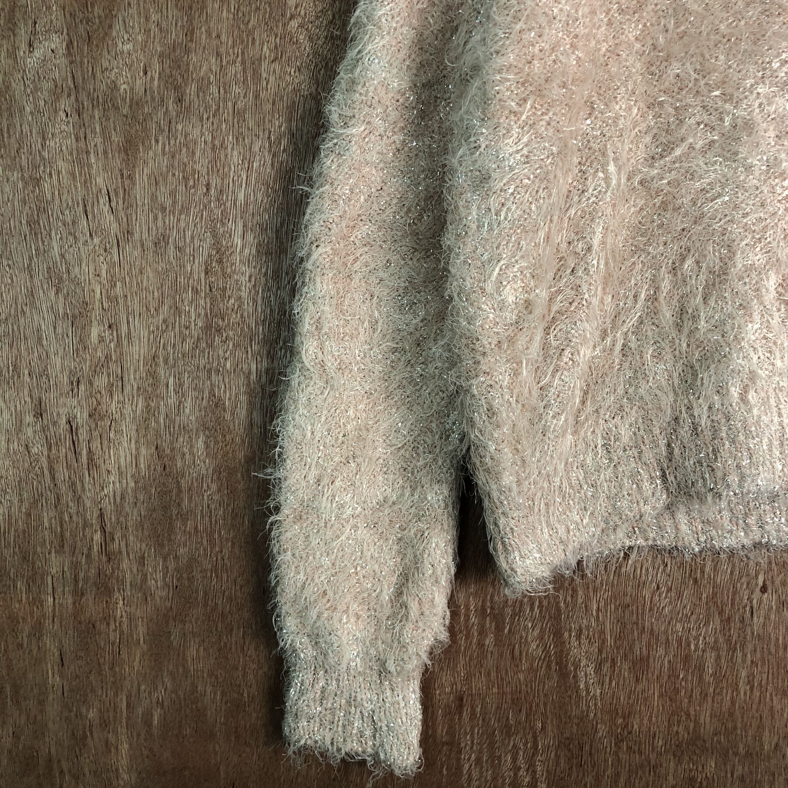 Homespun Knitwear Laguna Moon Peach Mohair Shag Shaggy Knitwear Size US L / EU 52-54 / 3 - 6 Thumbnail