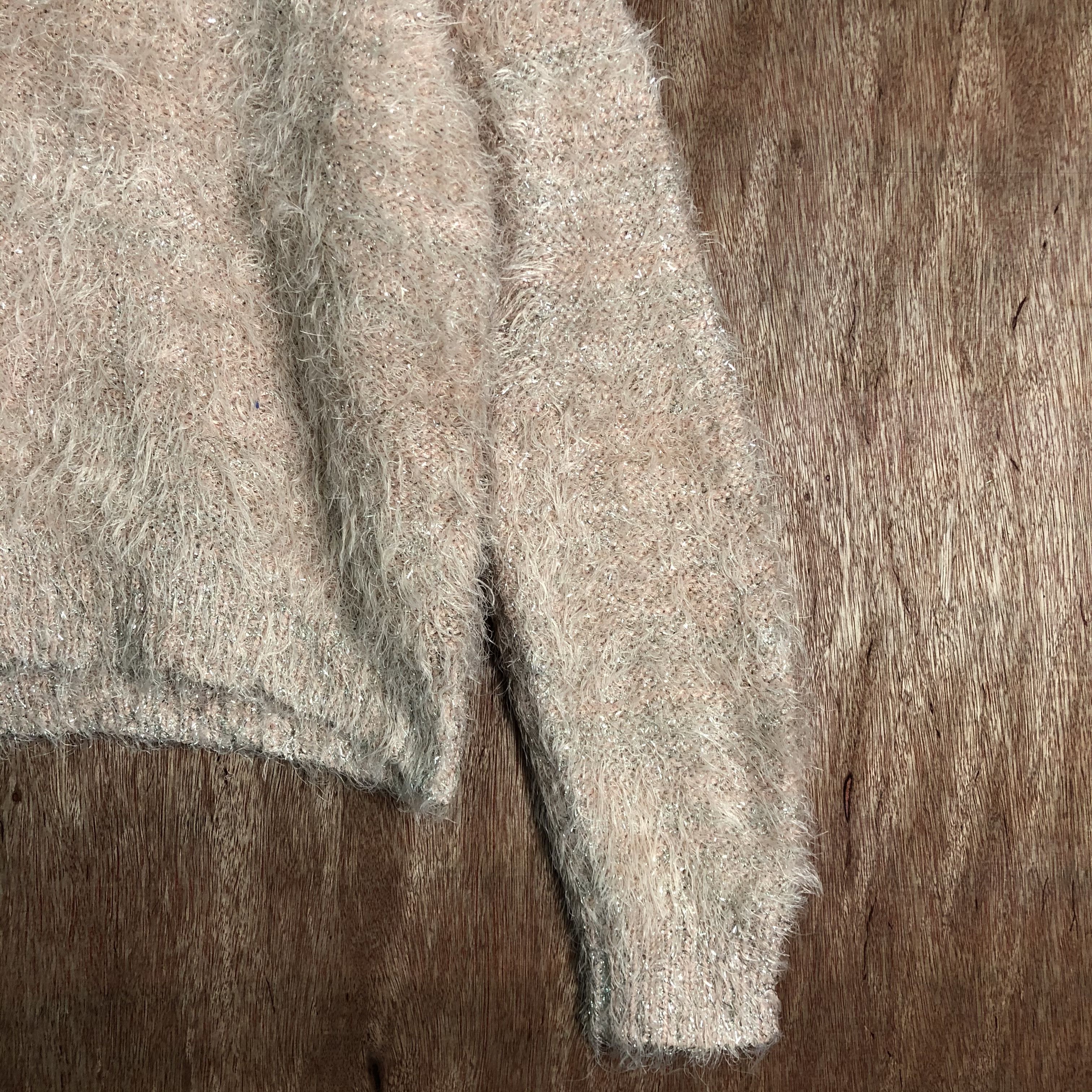 Homespun Knitwear Laguna Moon Peach Mohair Shag Shaggy Knitwear Size US L / EU 52-54 / 3 - 4 Thumbnail
