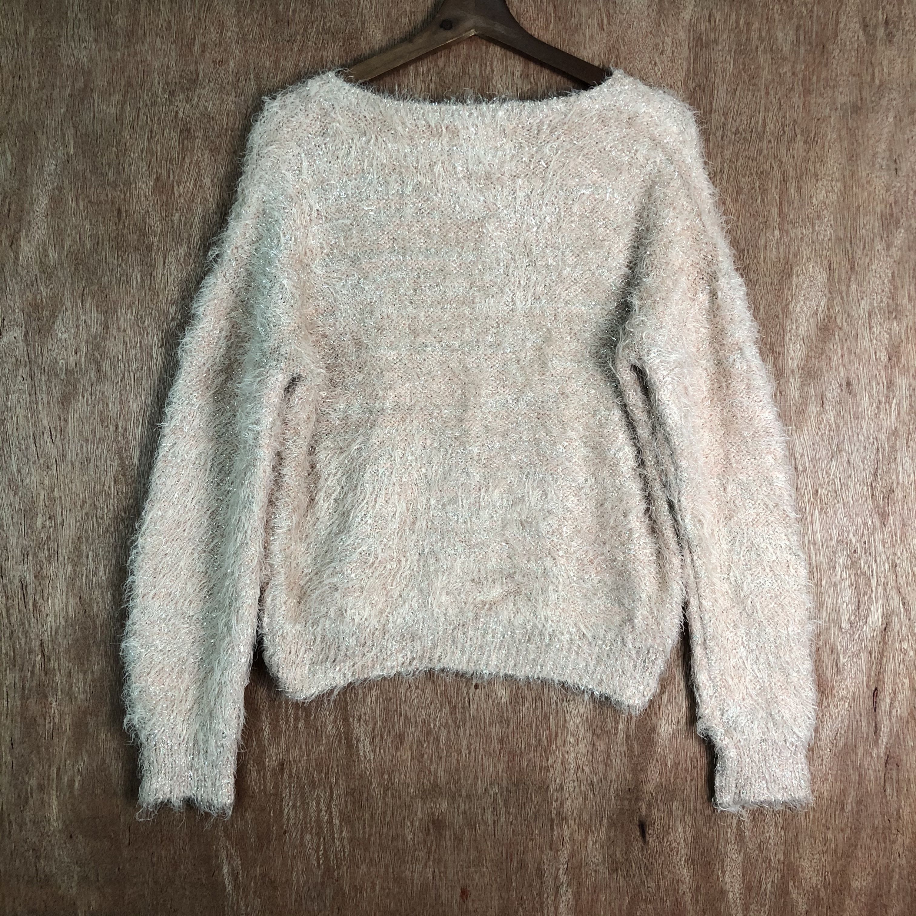 Homespun Knitwear Laguna Moon Peach Mohair Shag Shaggy Knitwear Size US L / EU 52-54 / 3 - 10 Thumbnail