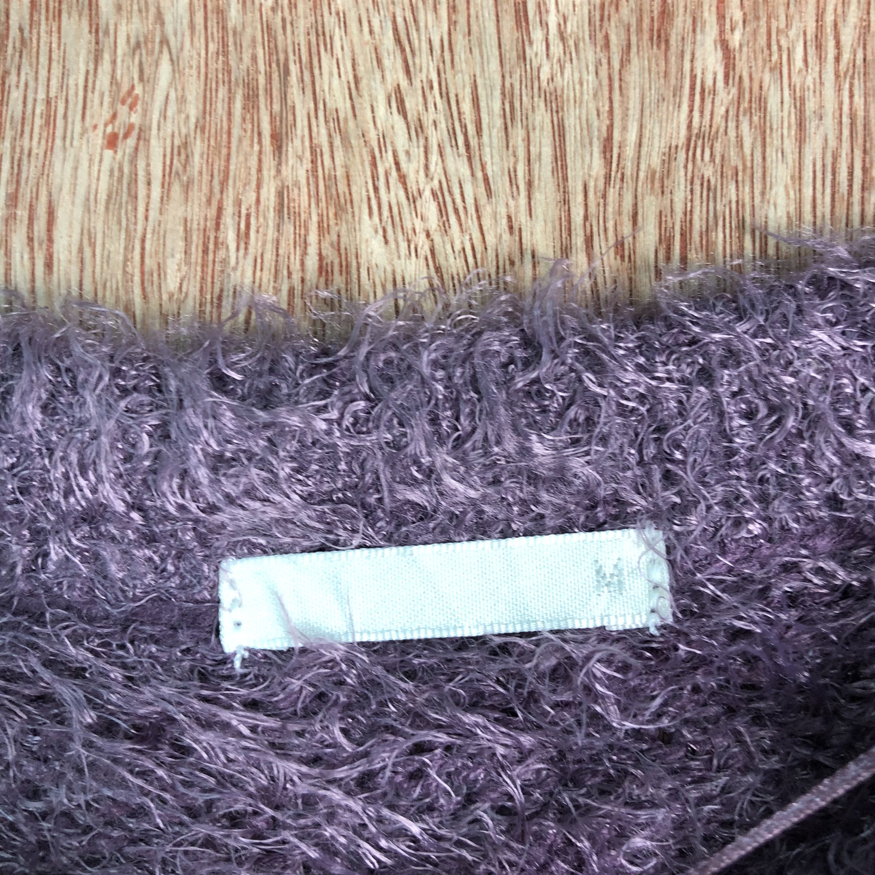 Homespun Knitwear × Japanese Brand Japan GU Purple Baggy Mohair Knitwear Size US M / EU 48-50 / 2 - 10 Thumbnail
