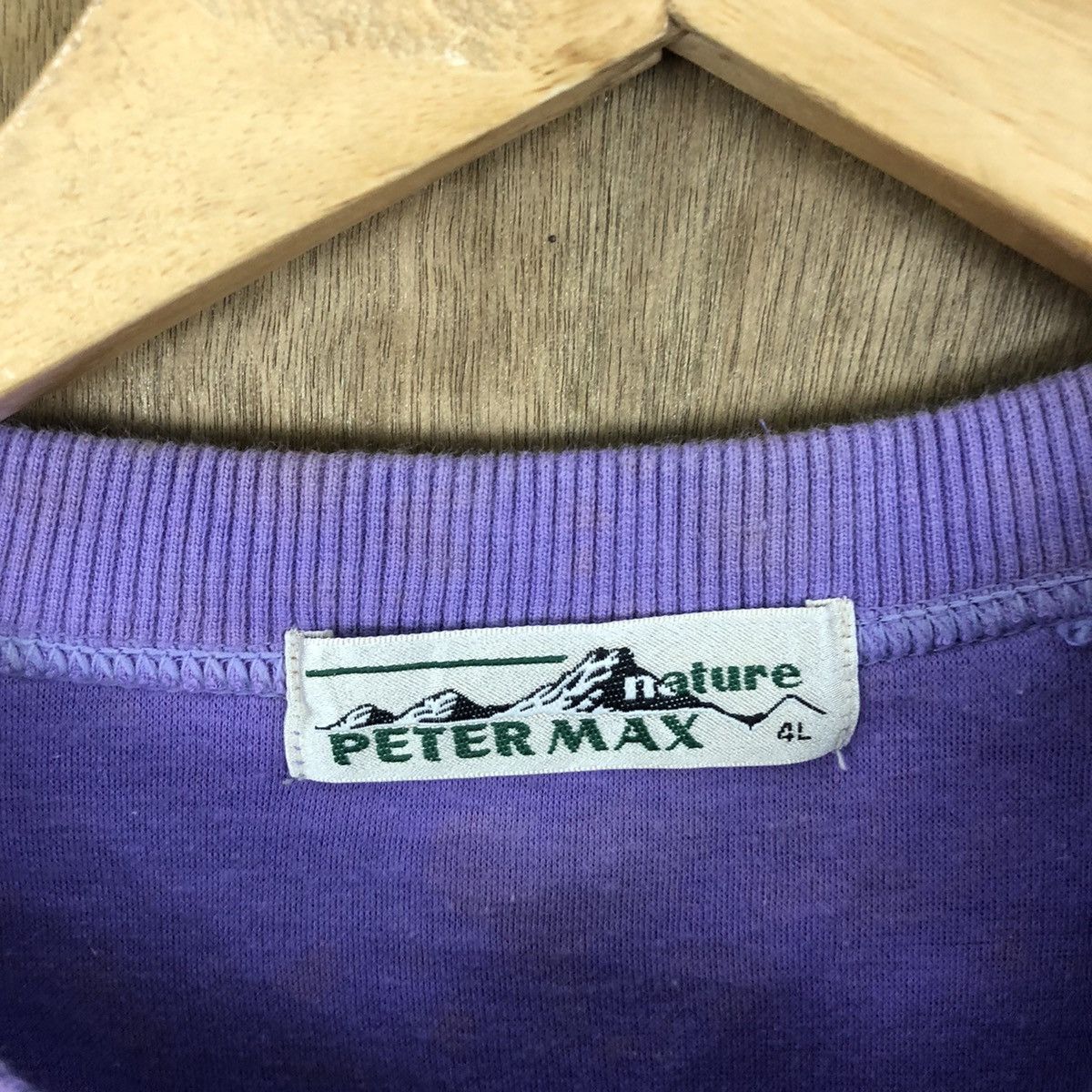 Japanese Brand Peter Max Northland Purple Sweatshirt # Size US XL / EU 56 / 4 - 6 Thumbnail