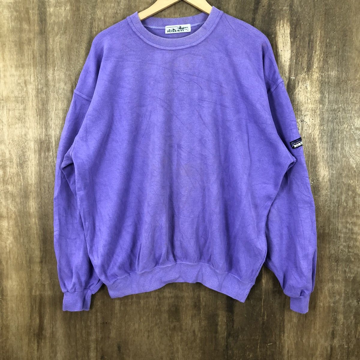 Japanese Brand Peter Max Northland Purple Sweatshirt # Size US XL / EU 56 / 4 - 3 Thumbnail