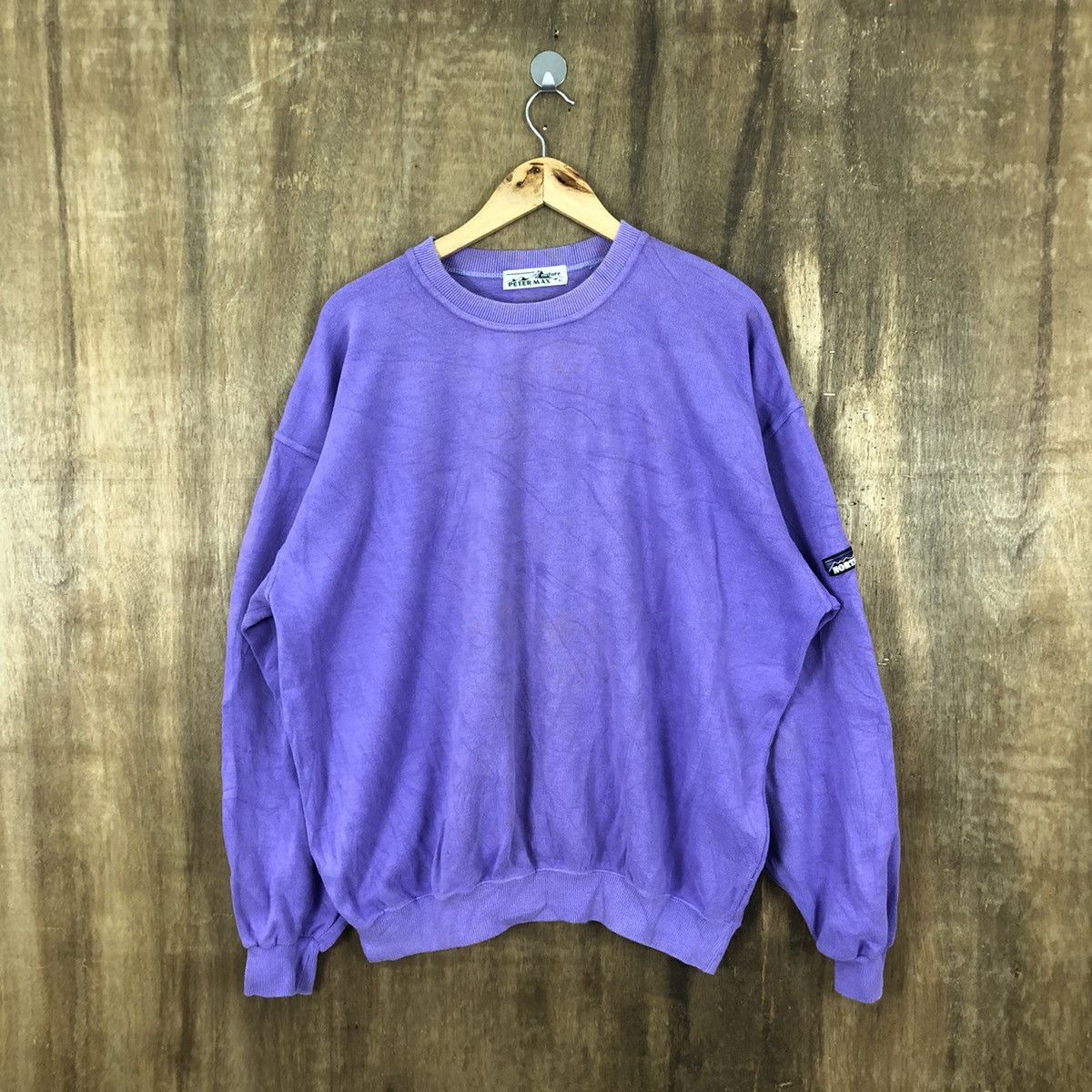 Japanese Brand Peter Max Northland Purple Sweatshirt # Size US XL / EU 56 / 4 - 1 Thumbnail