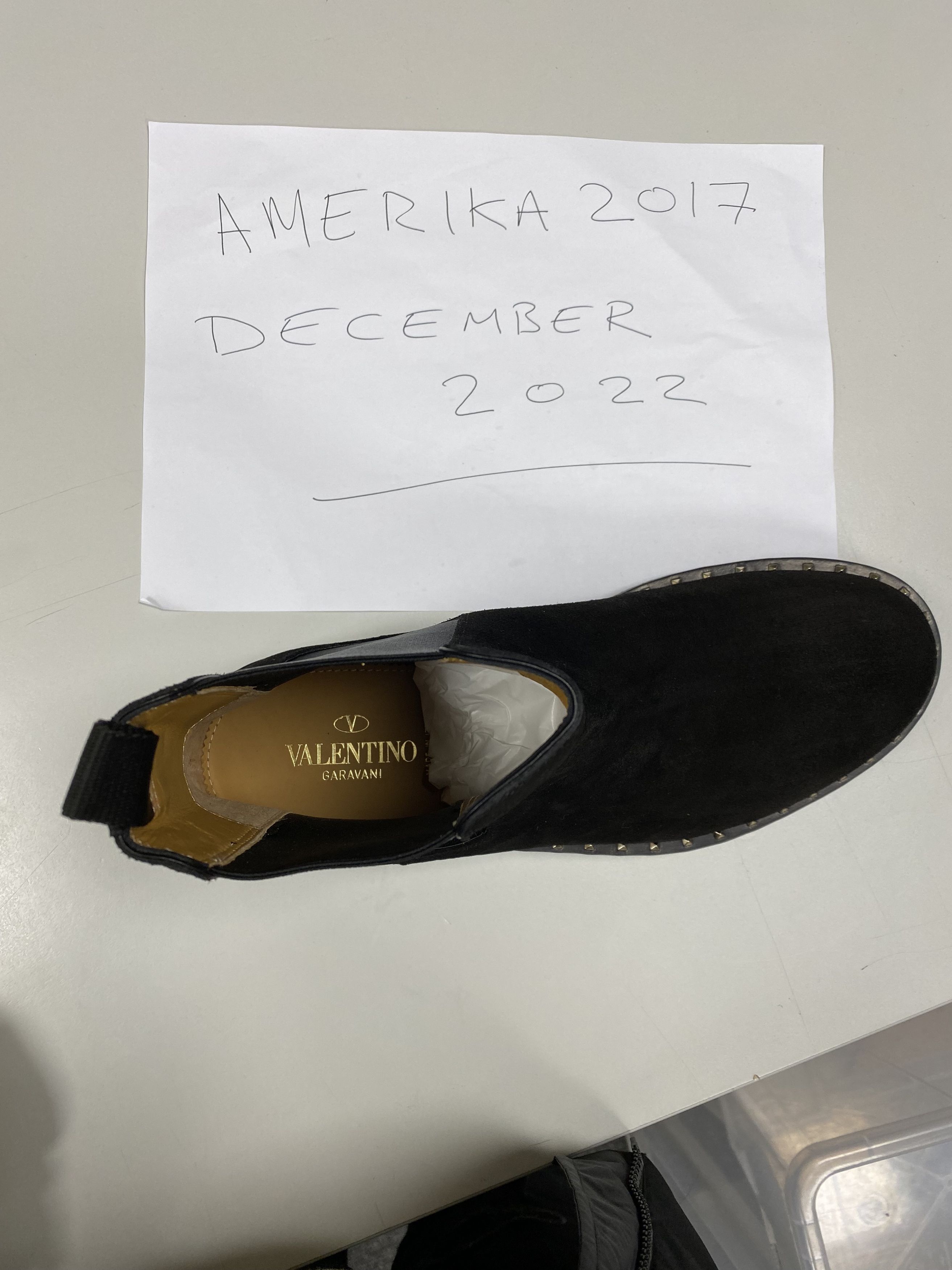 VALENTINO STUD SOLE CHELSEA BOOT SIZE 46