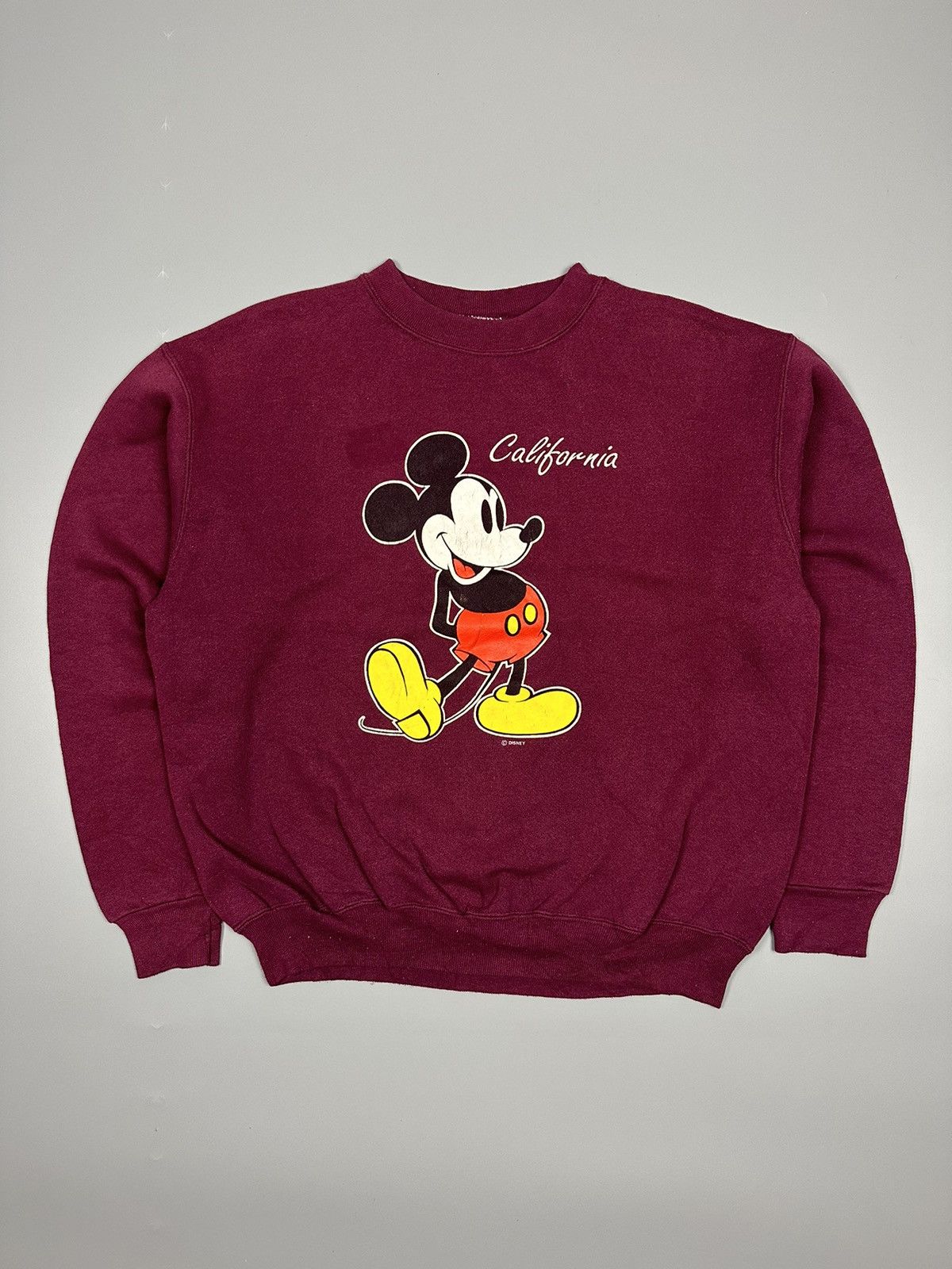 Vintage Vintage Mickey Mouse California Crewneck Sweatshirt Size US M / EU 48-50 / 2 - 1 Thumbnail