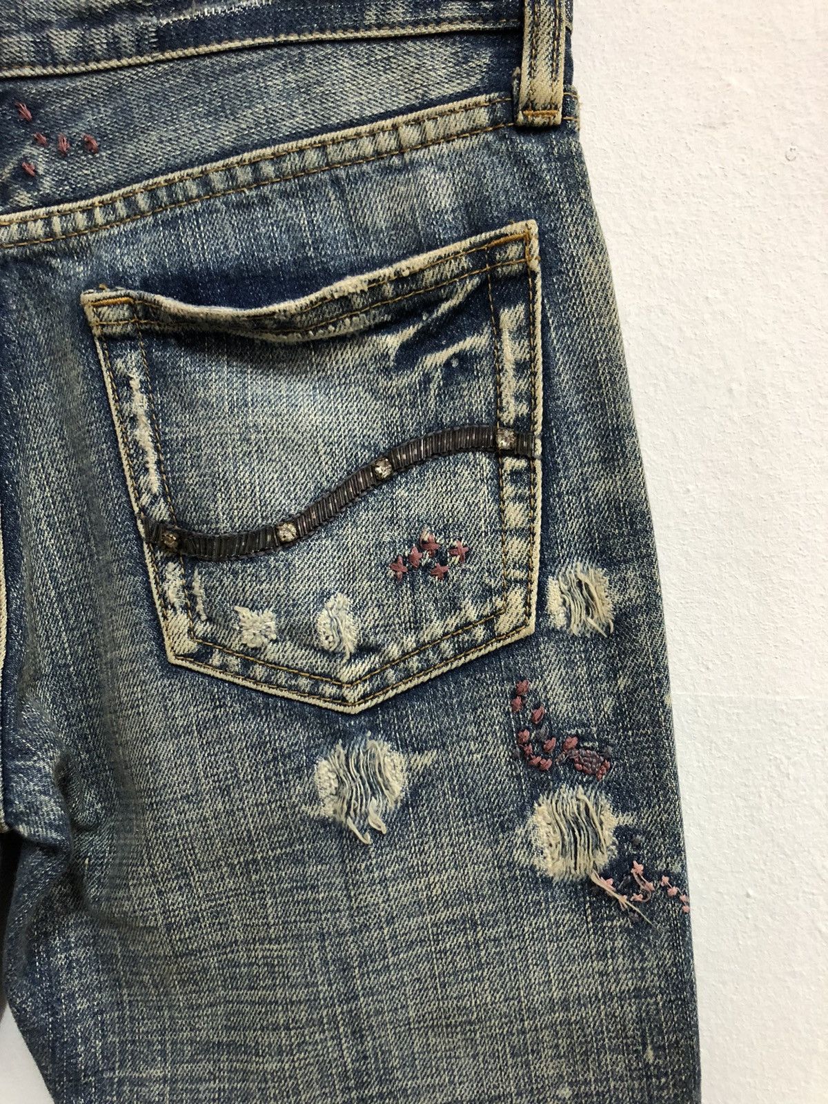 Japanese Brand 101. JAPANESE DESIGNER FLARE DENIM Size 30" / US 8 / IT 44 - 9 Thumbnail